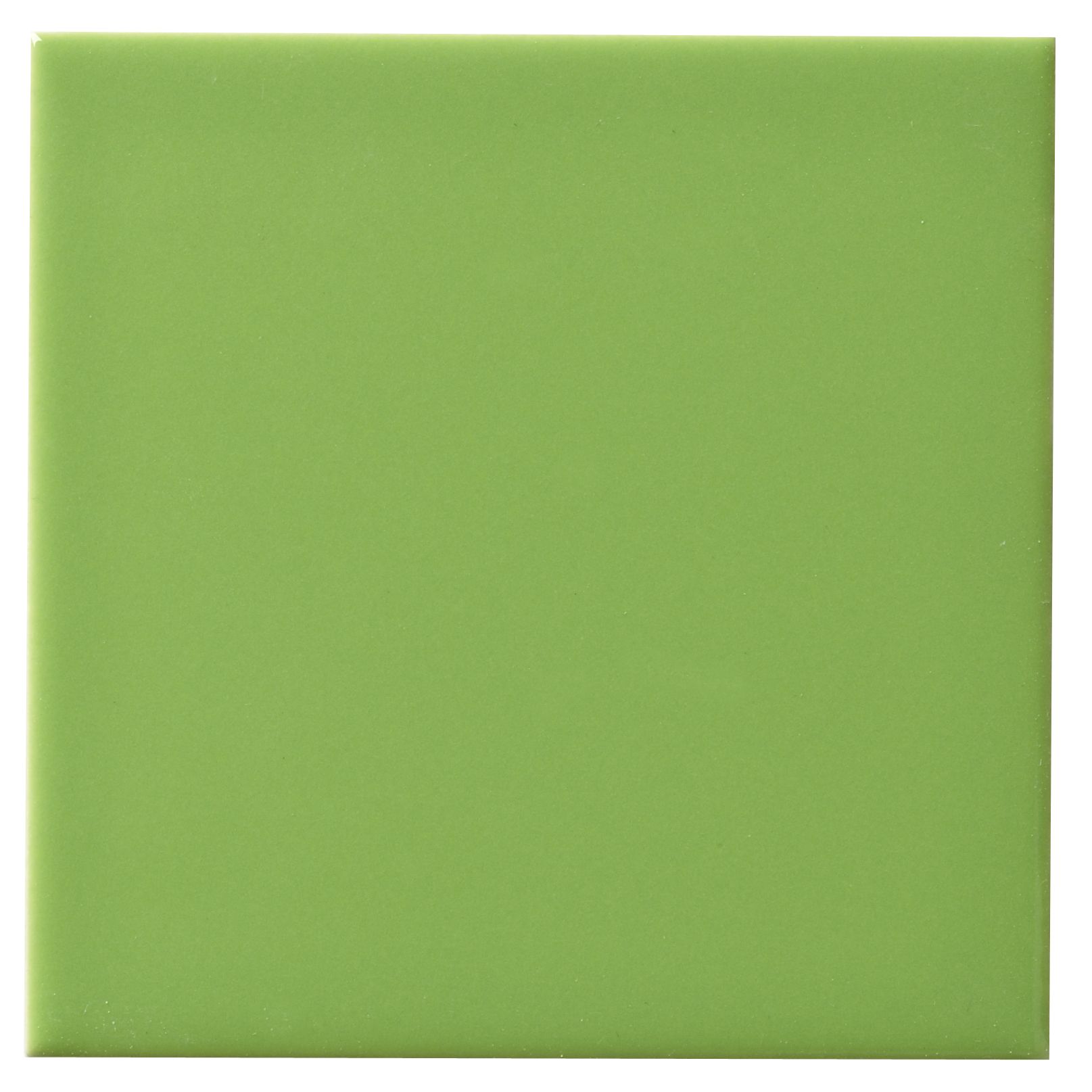Utopia Lime Ceramic Wall Tile, Pack of 25, (L)100mm (W)100mm