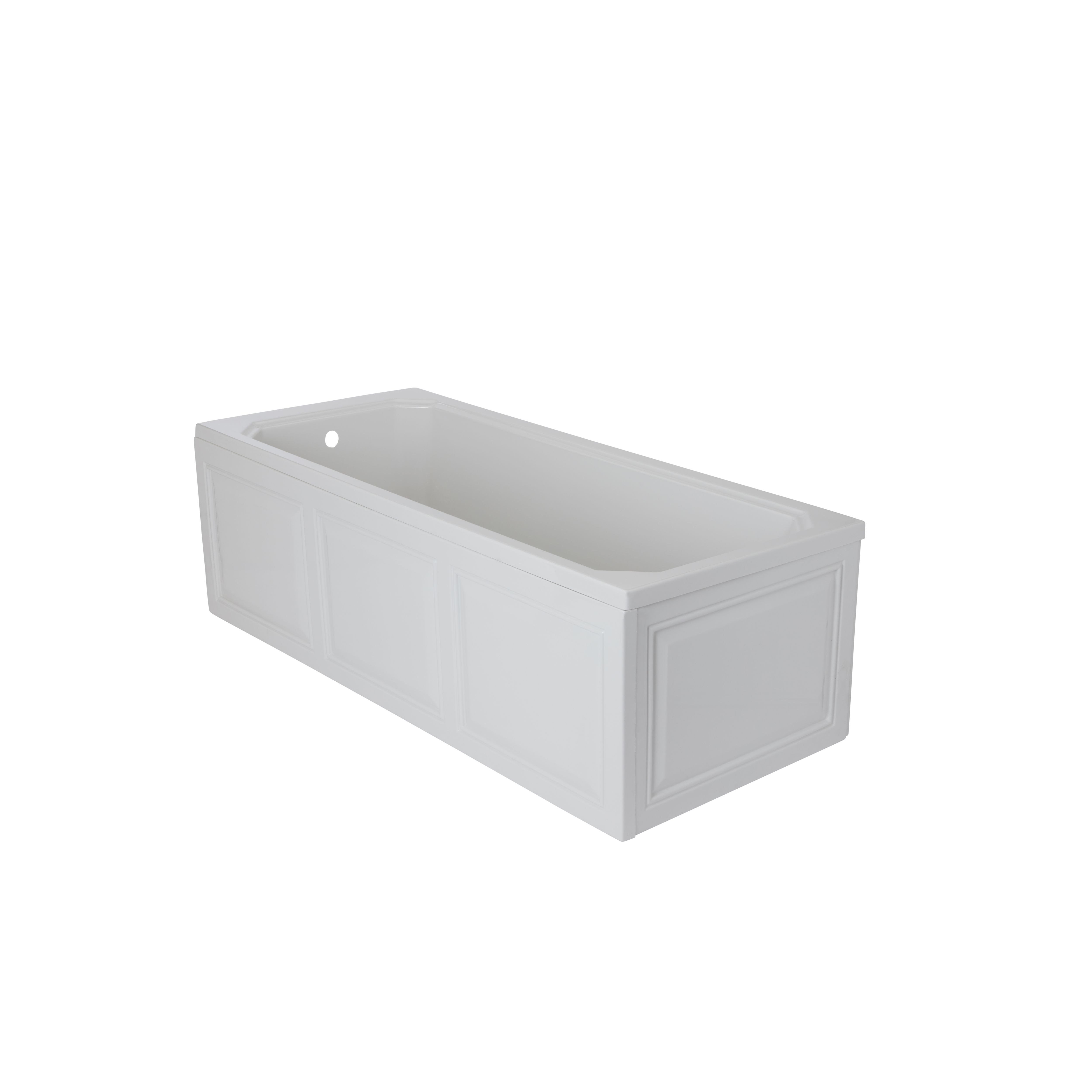Cooke & Lewis Hadley White Front Bath panel (W)1700mm | Departments ...