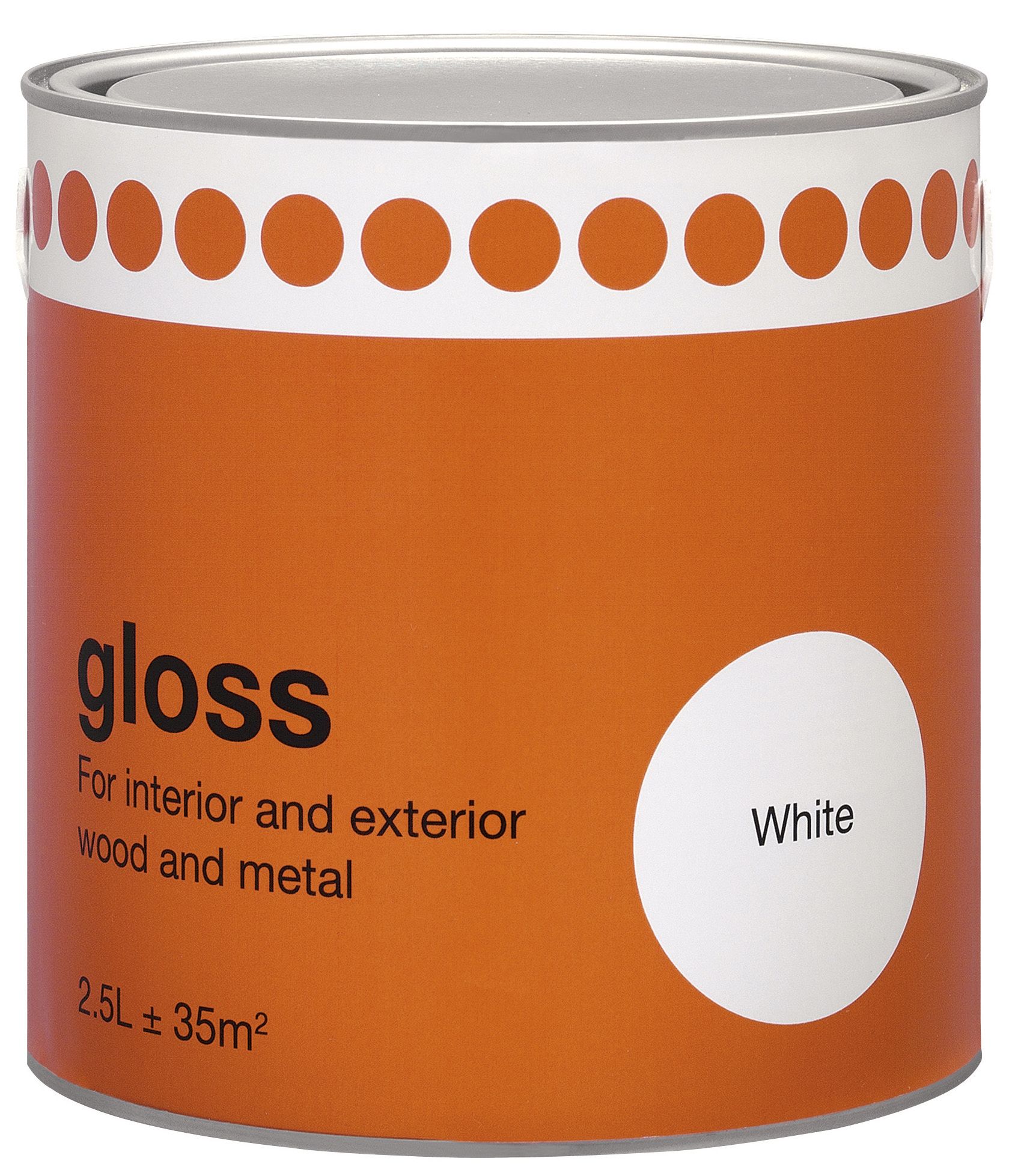 b&q value interior & exterior white gloss wood & metal