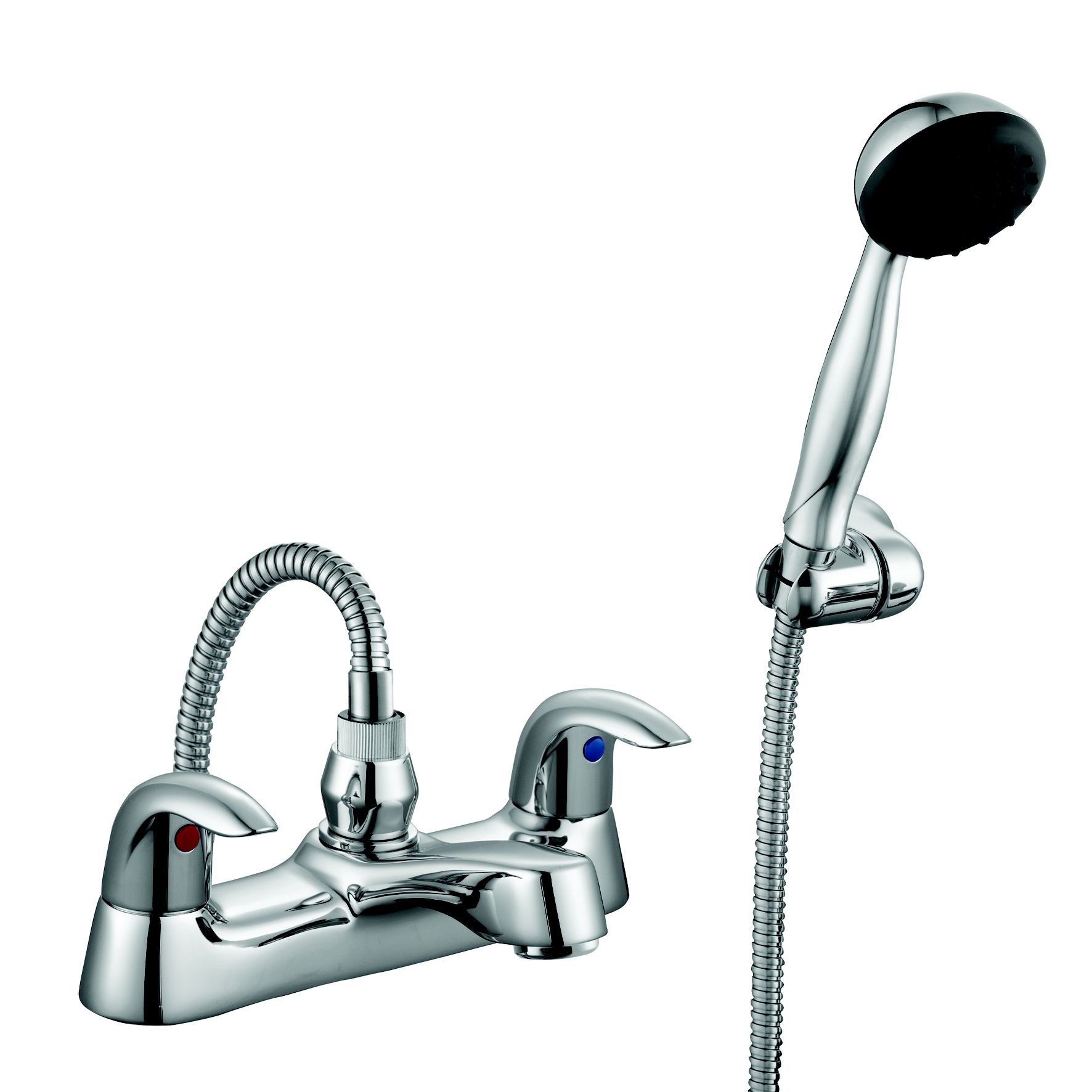 Cooke & Lewis Wave Chrome Bath shower mixer tap Departments TradePoint