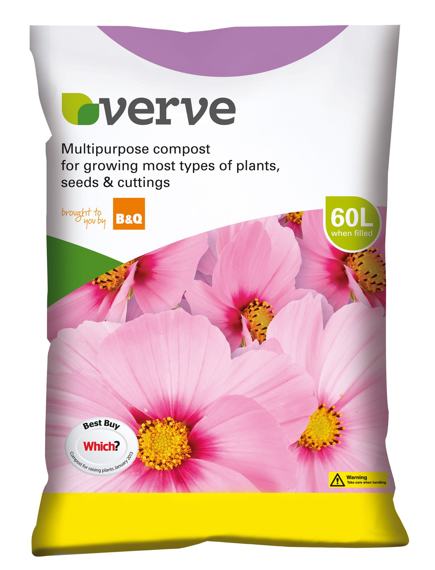 Verve MultiPurpose Compost 60L Departments DIY at B&Q