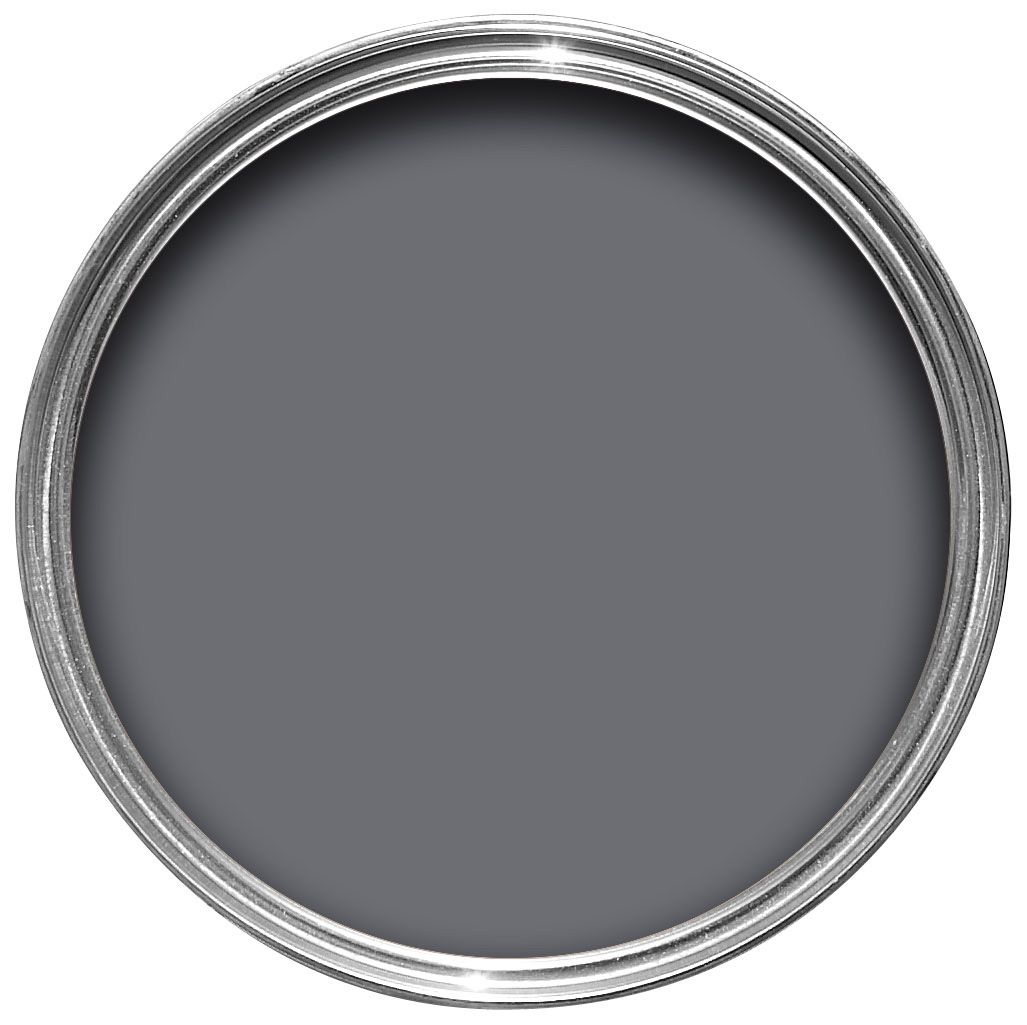 Colours Grey Slate Matt Emulsion Paint 1L Departments DIY at B&Q