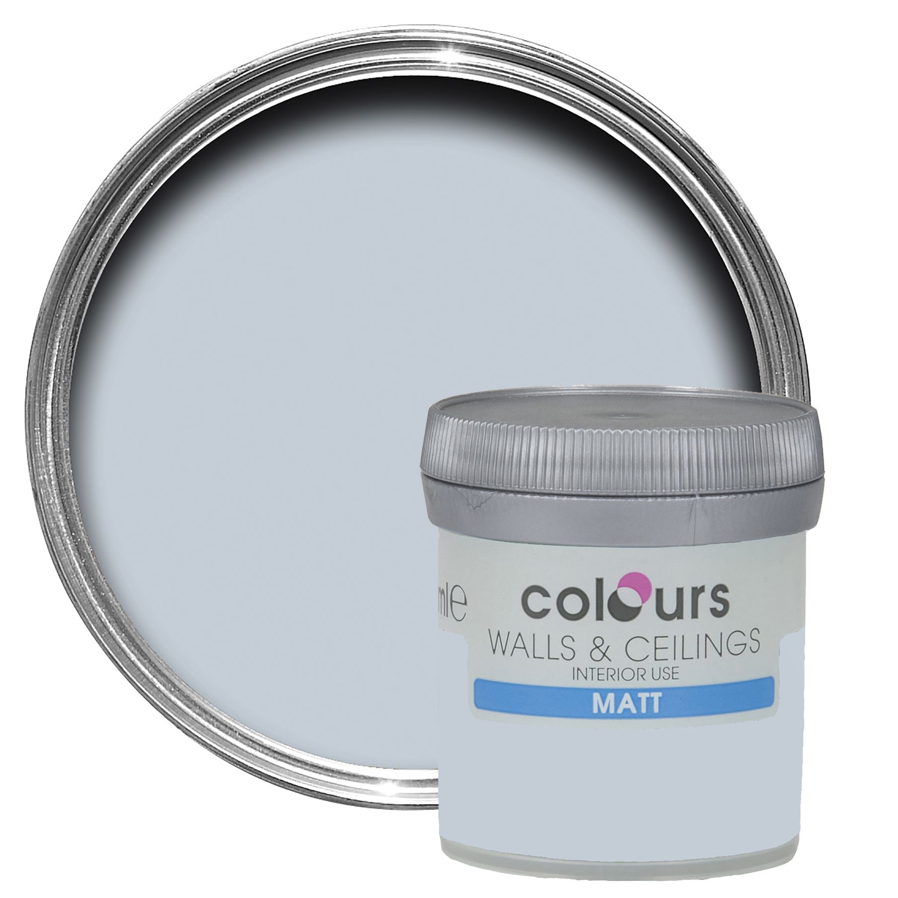 Colours Standard Oxygen Matt Emulsion Paint 0.05L Tester Pot