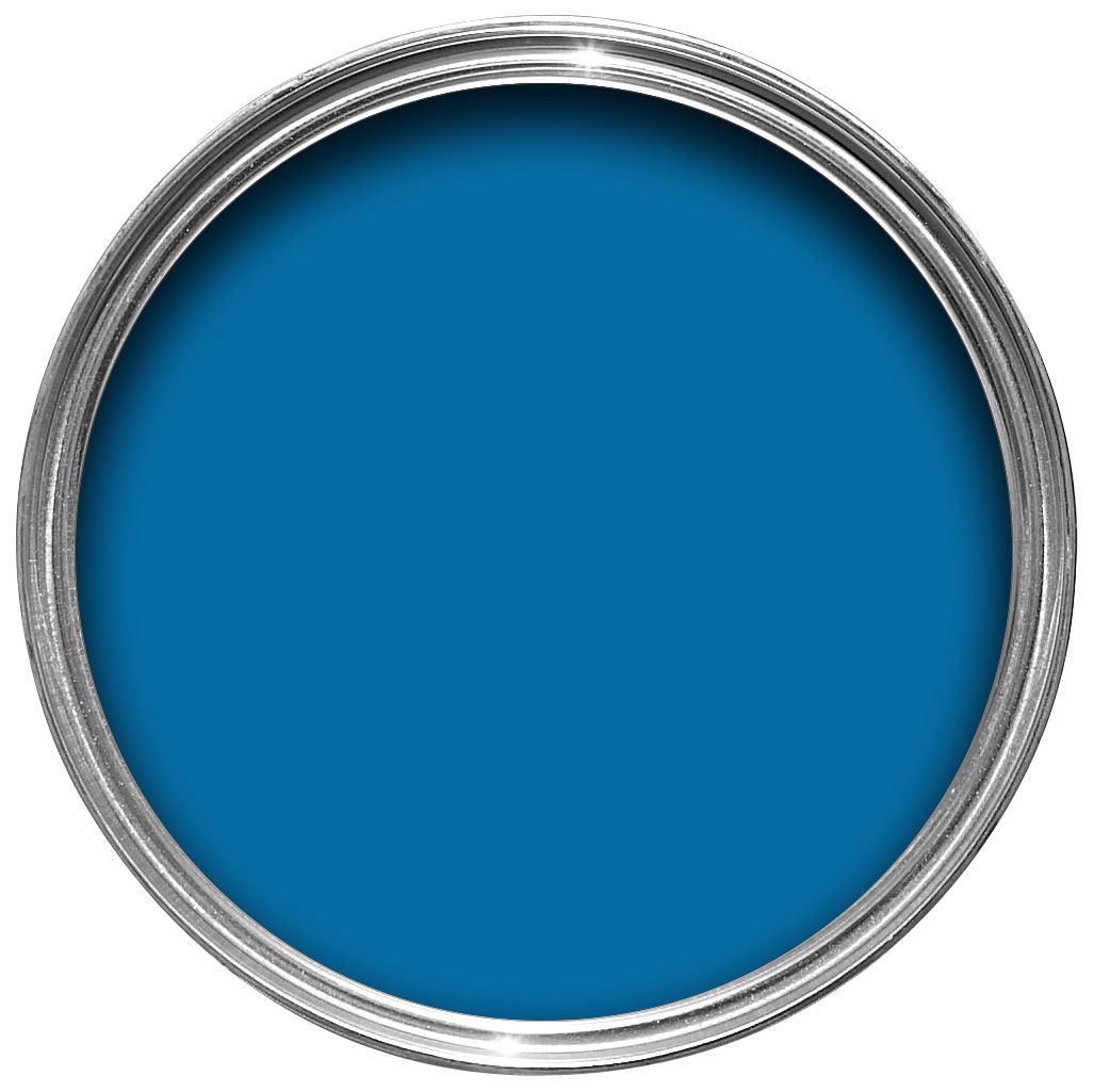 Colours Premium Blue Capri Matt Emulsion Paint 2.5L Departments DIY