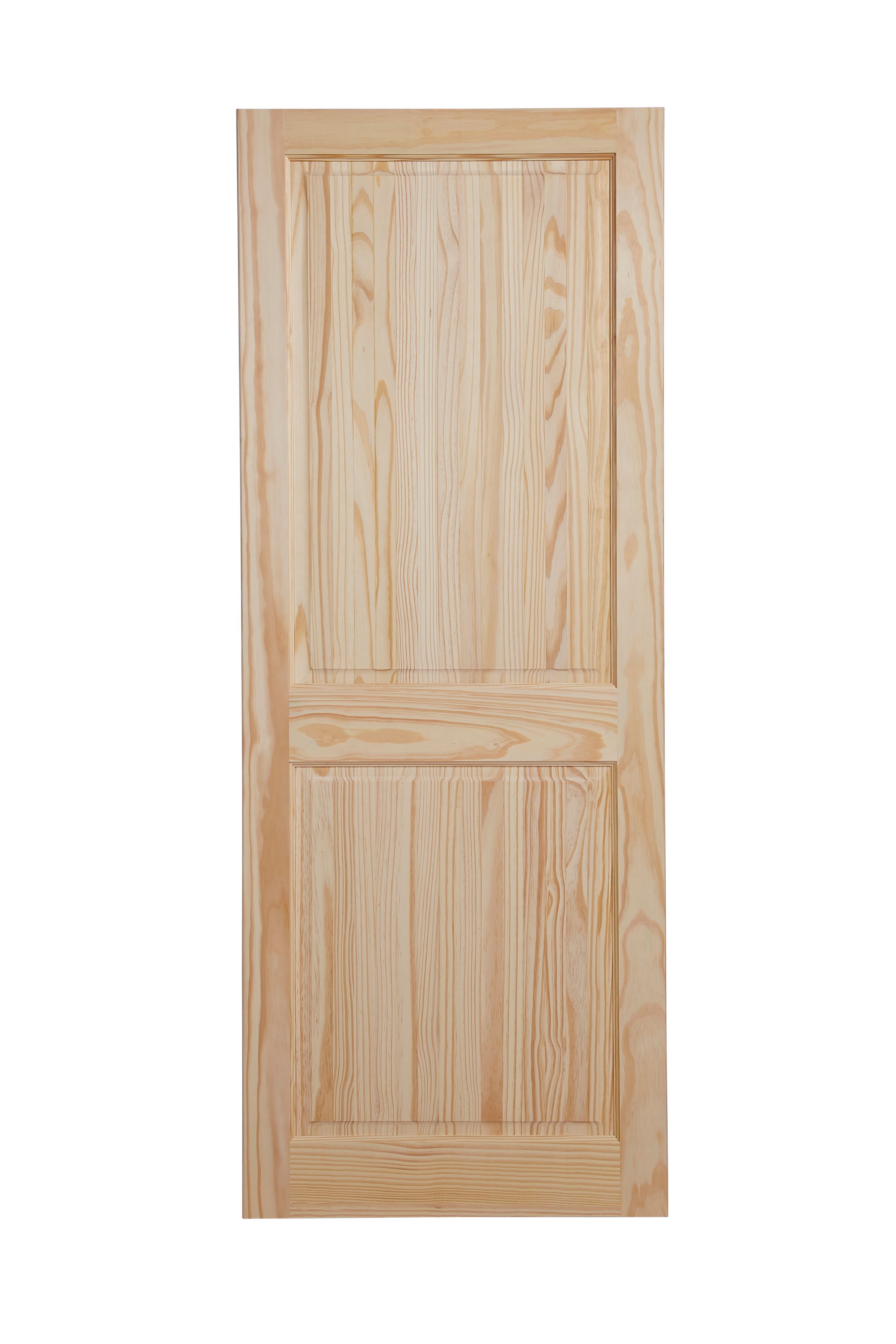 2 panel Clear pine LH & RH Internal Door, (H)1981mm (W)686mm