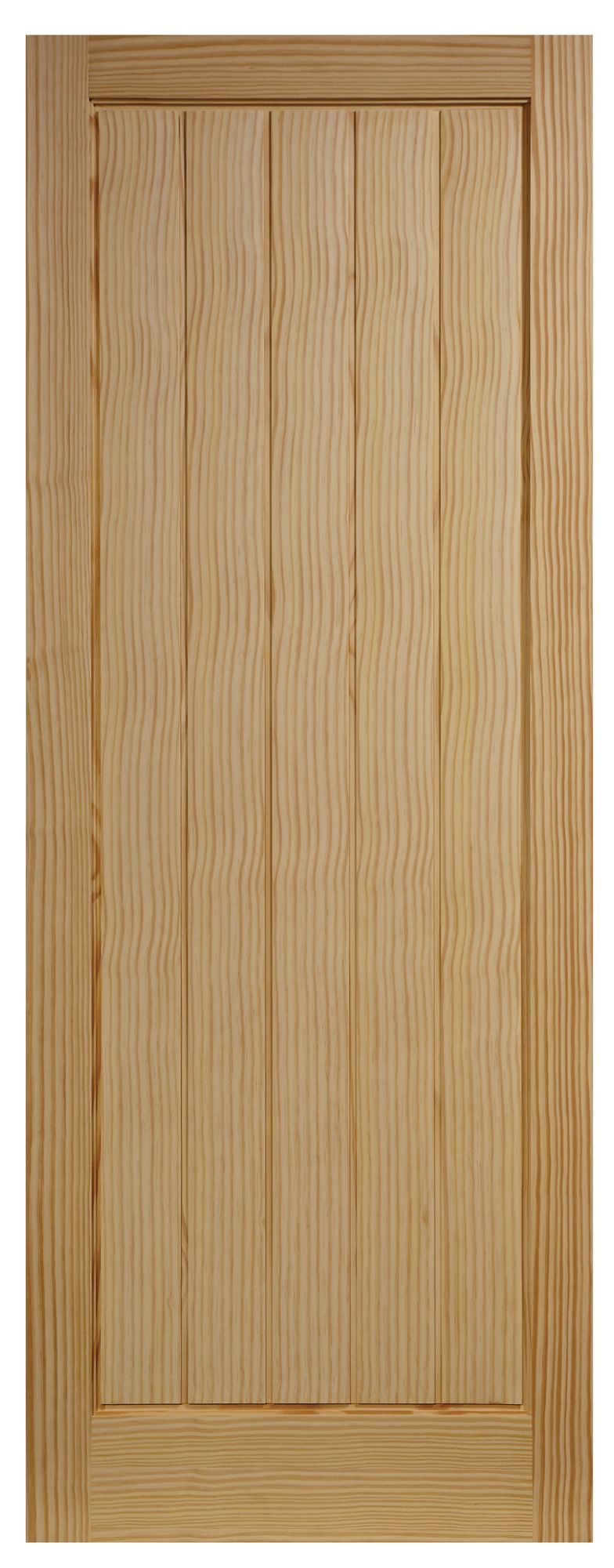 Cottage Panel Clear Pine Unglazed Internal Standard Door, (H)1981mm (W ...