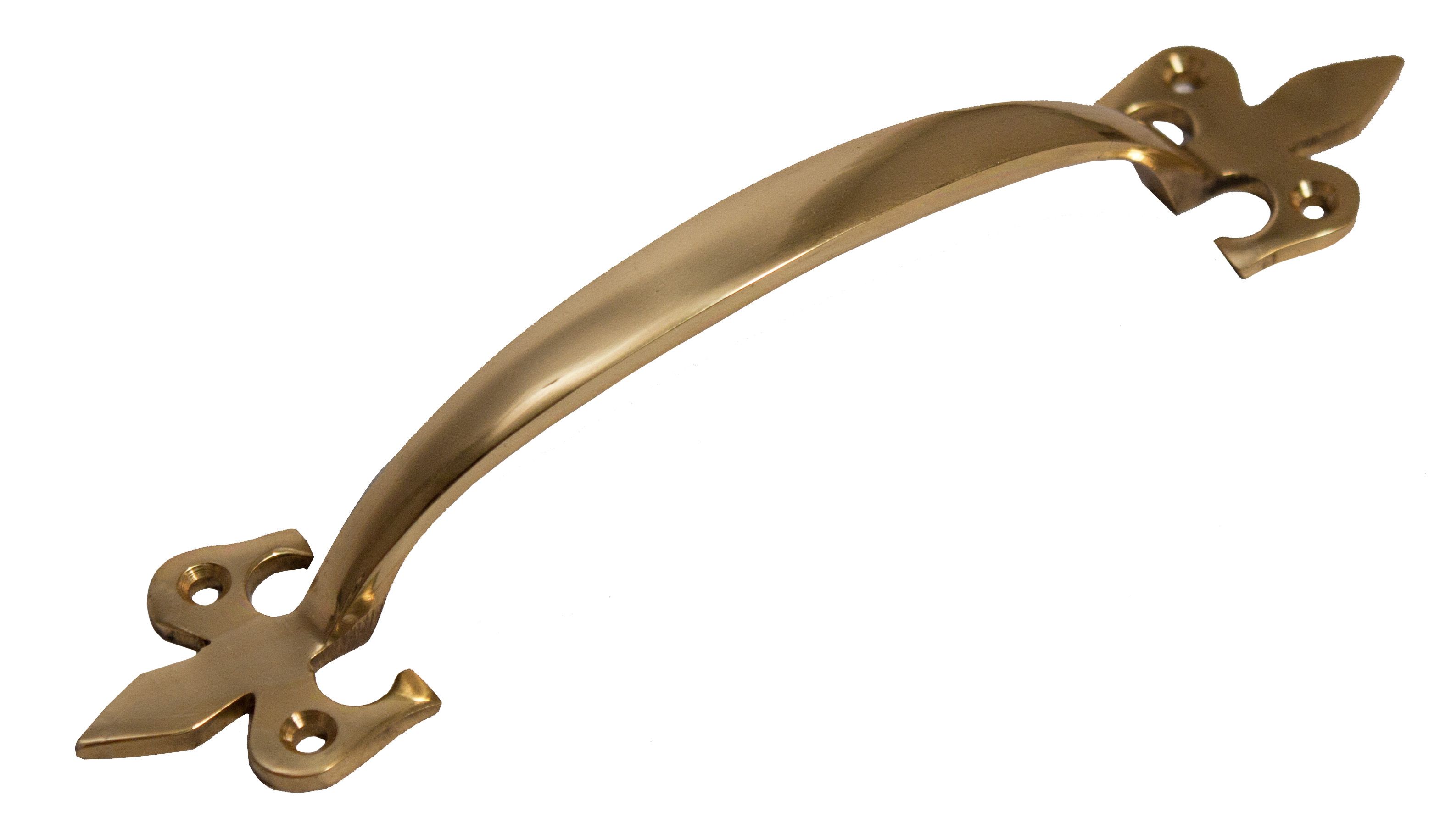 Blooma Black Brass Gate Pull handle Departments DIY at B&Q