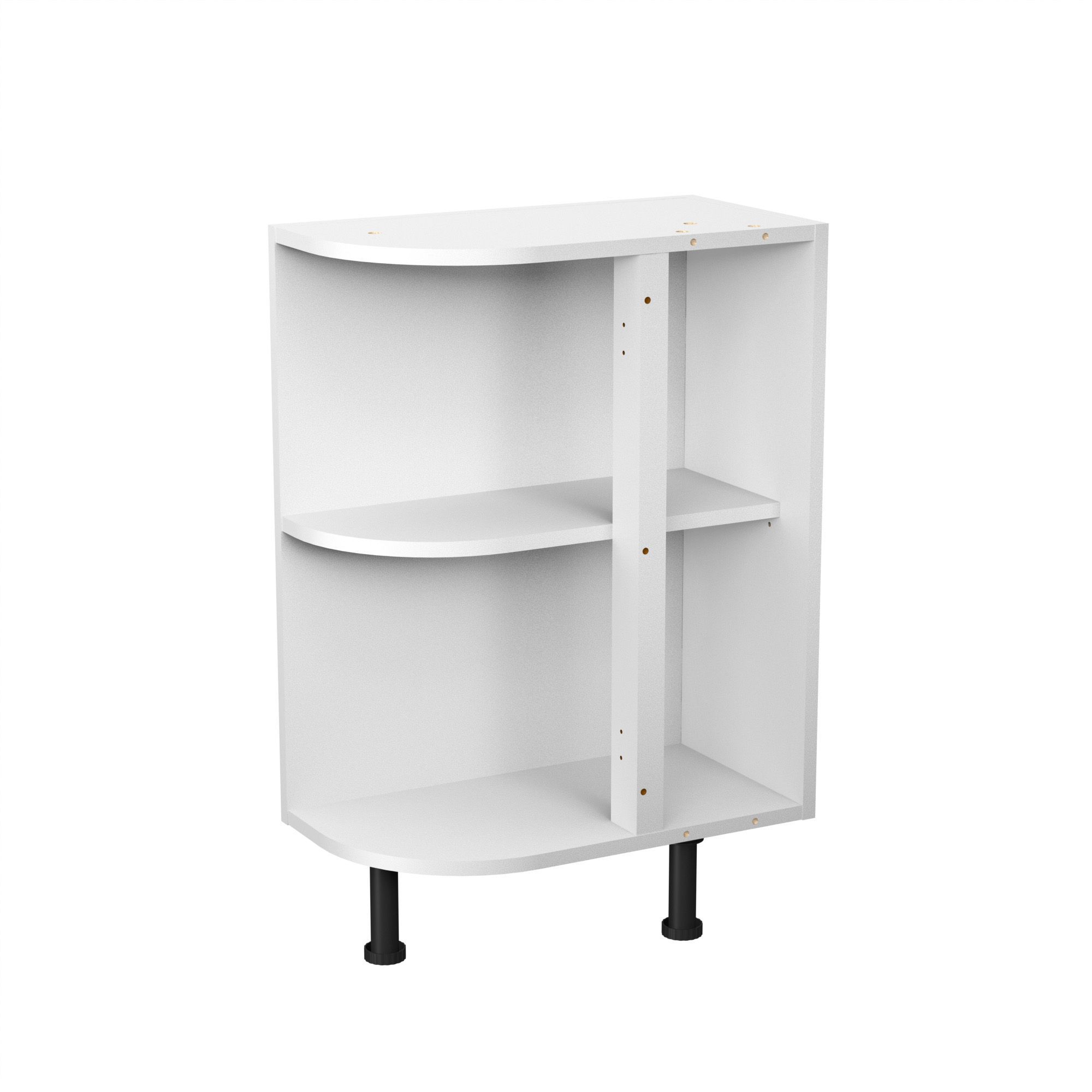 Cooke Lewis Clic White Corner Base Unit Carcass W 925mm Departments Diy At B Q