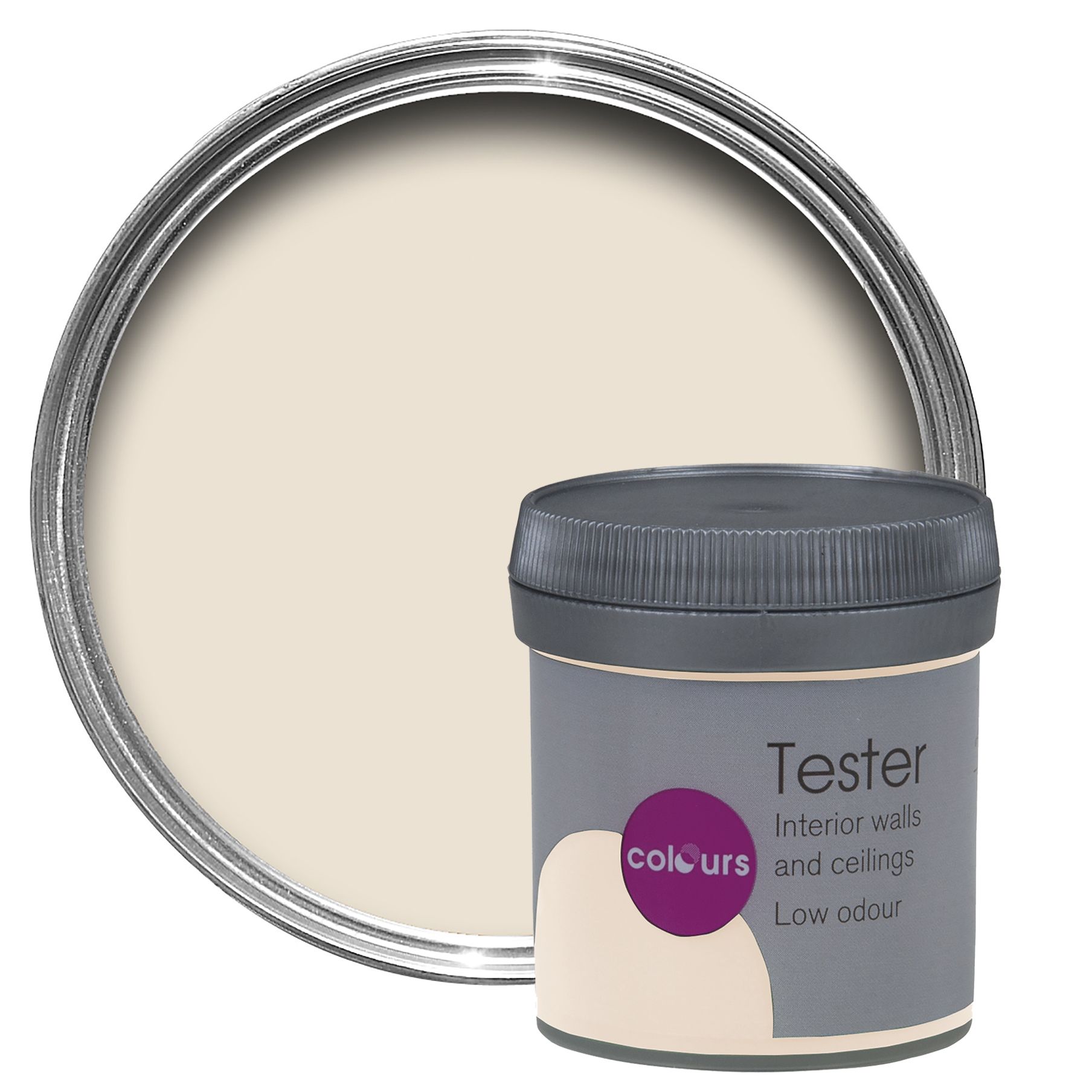 Colours Tester Soft Almond Matt Emulsion Paint 0.05L Tester Pot