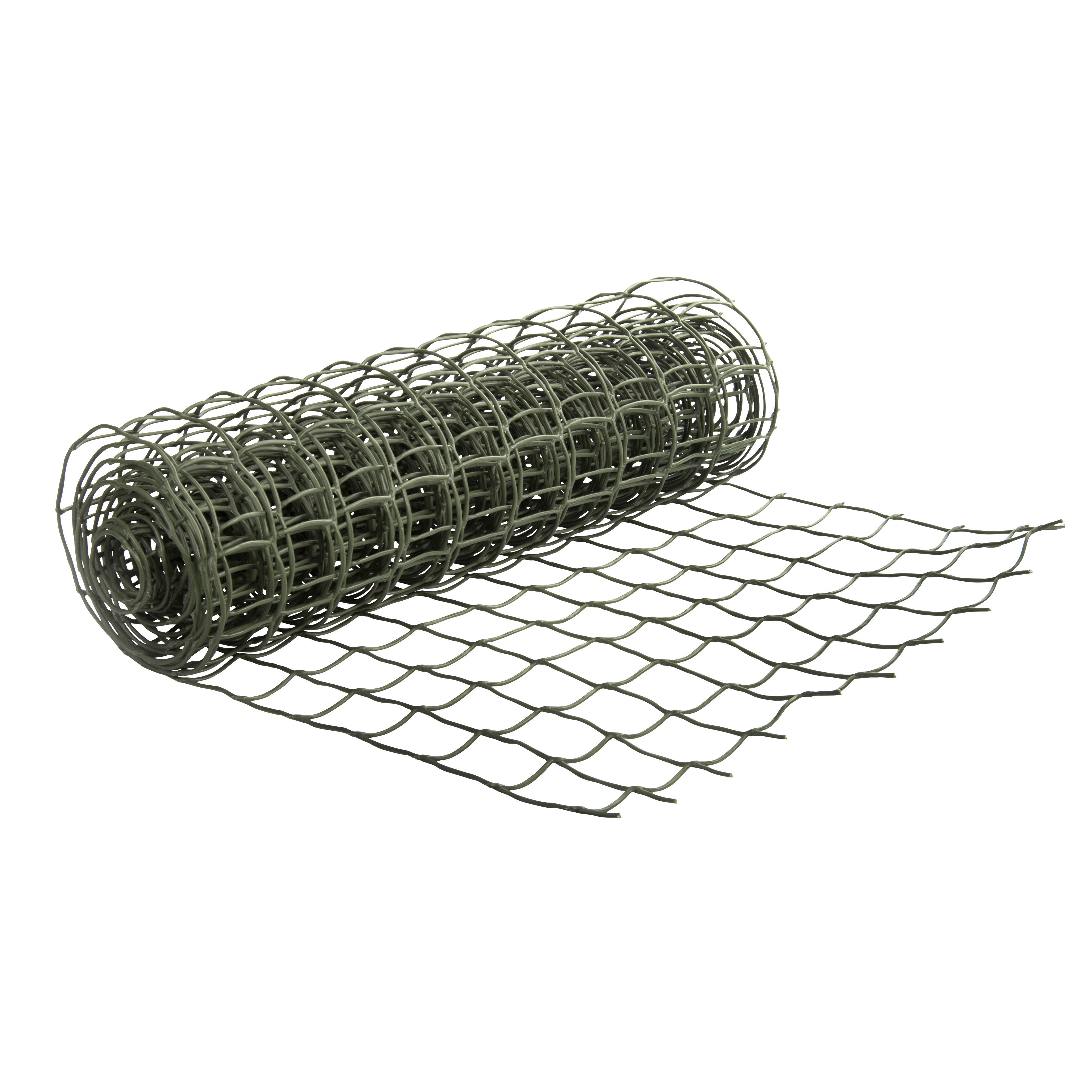Green HDPE Wire Mesh (W)500mm (L)3000mm Departments DIY at B&Q
