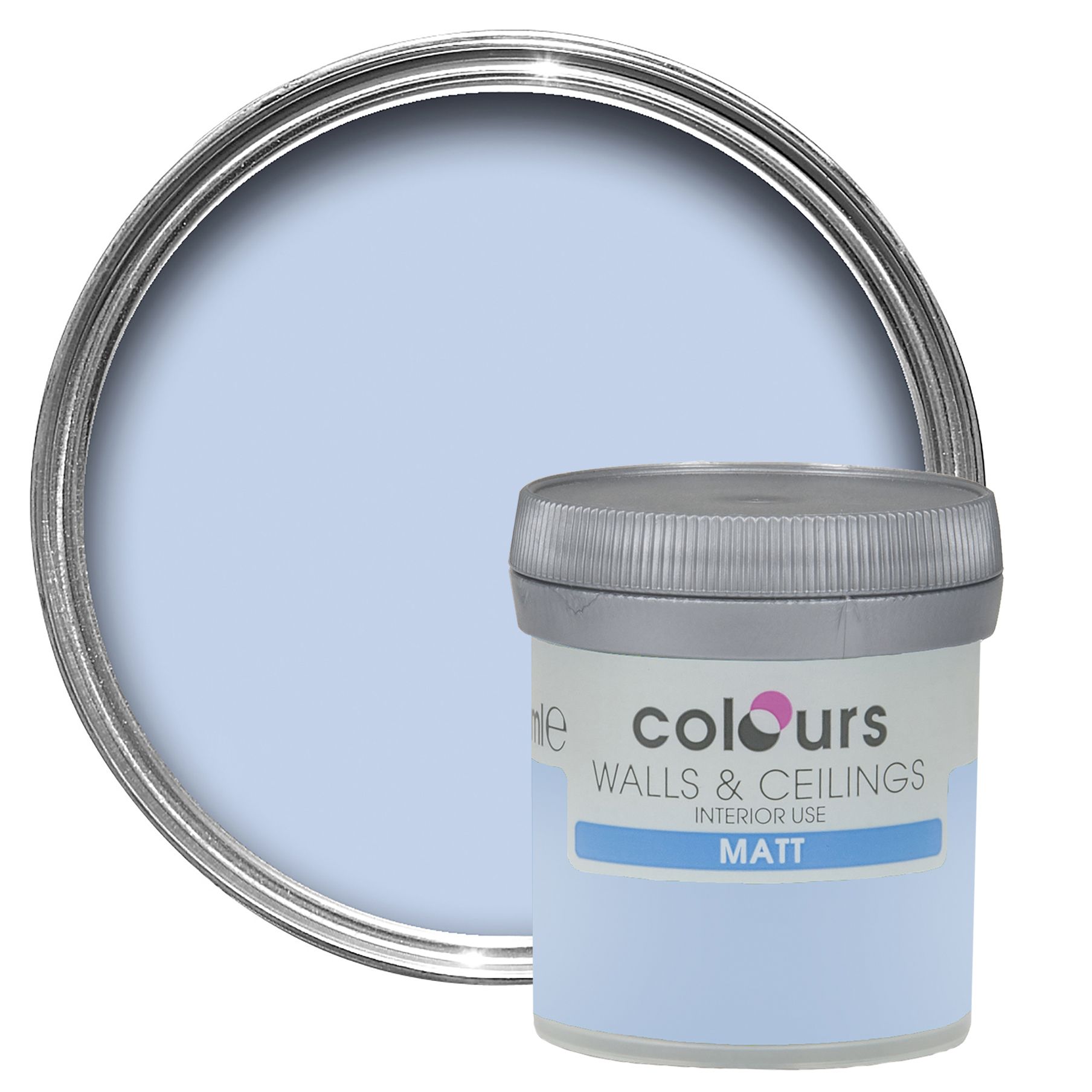 Colours Standard China Blue Matt Emulsion Paint 0.05L Tester Pot ...