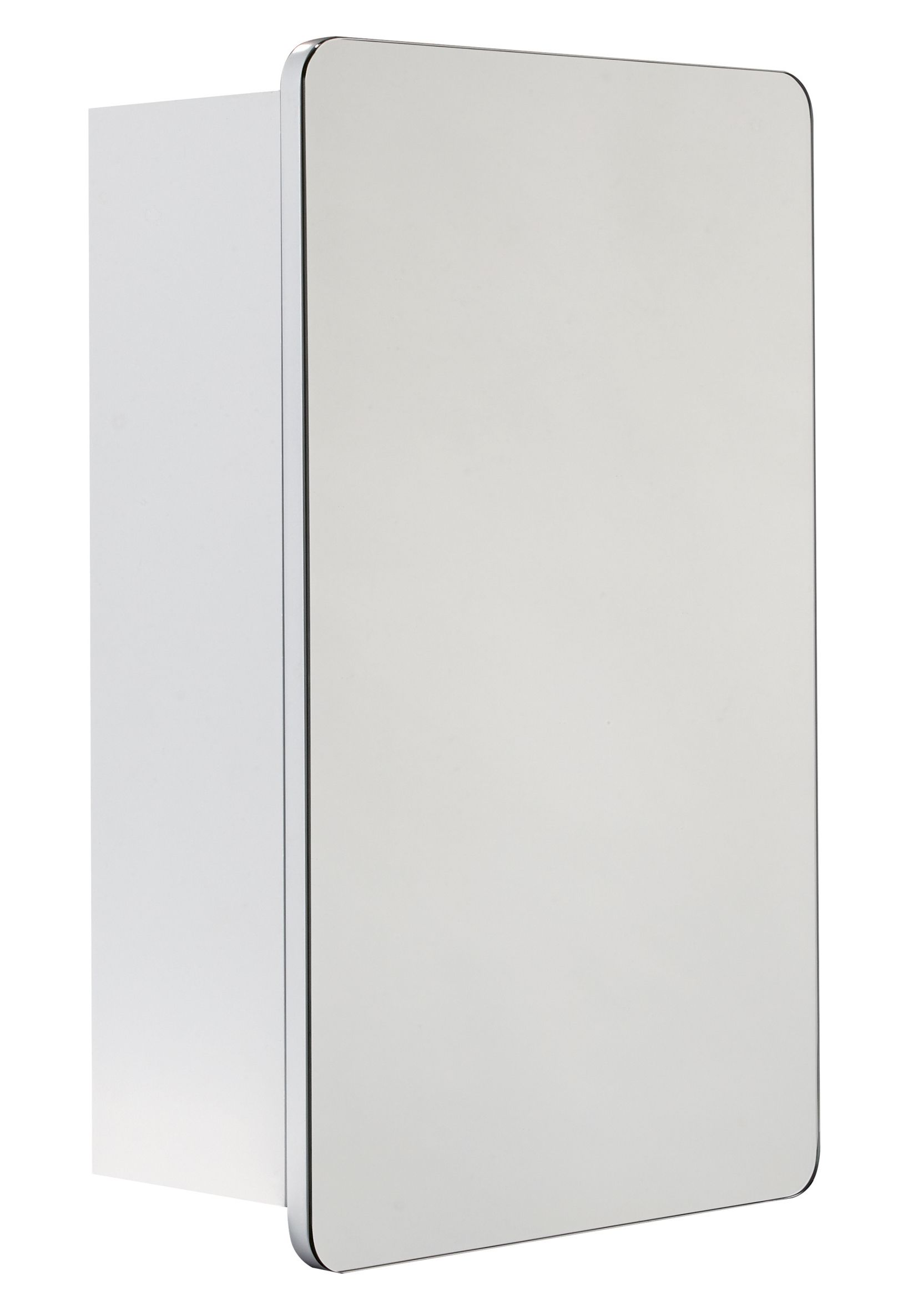 Cooke & Lewis Lesina Single Door White Mirror Departments