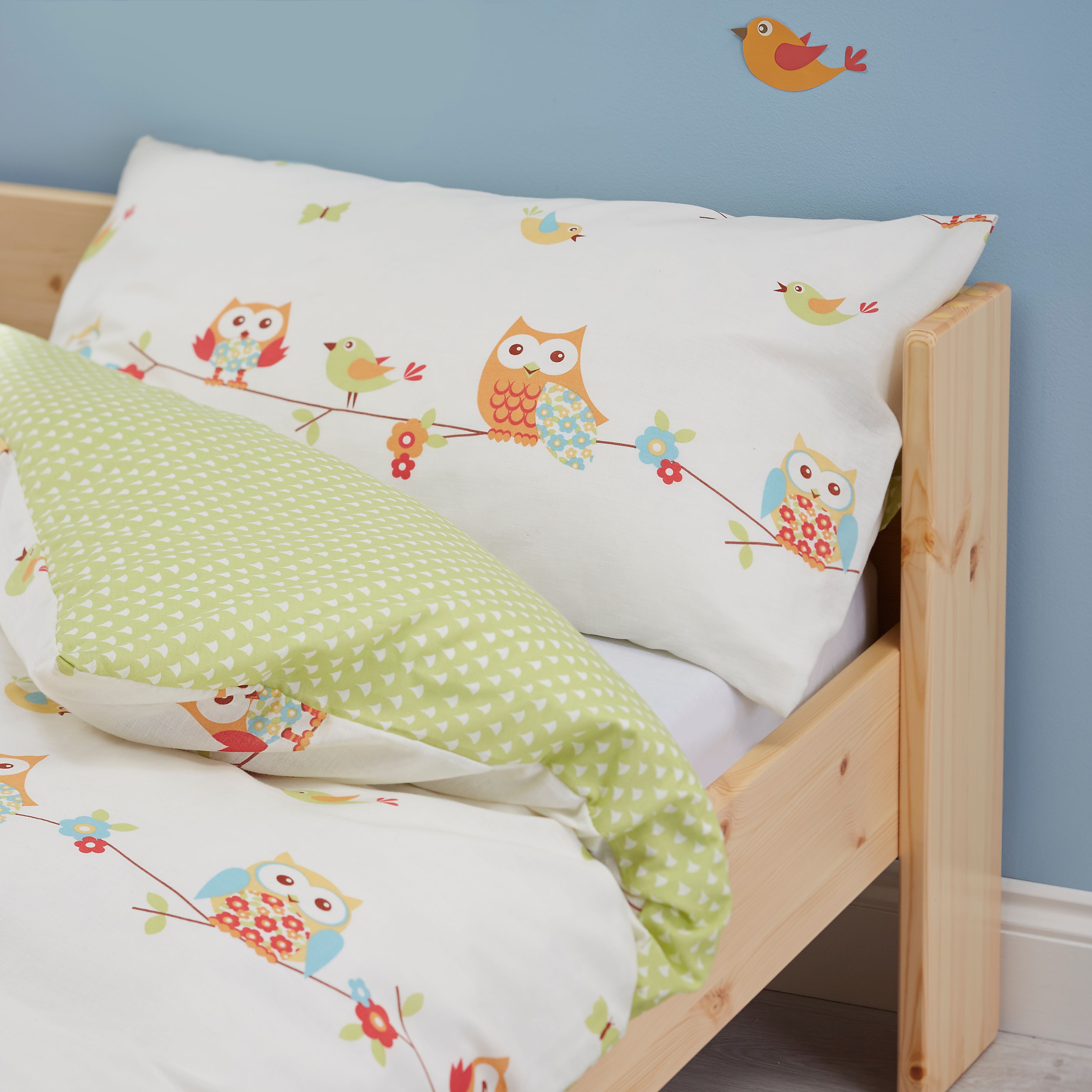 owl cot bed duvet cover