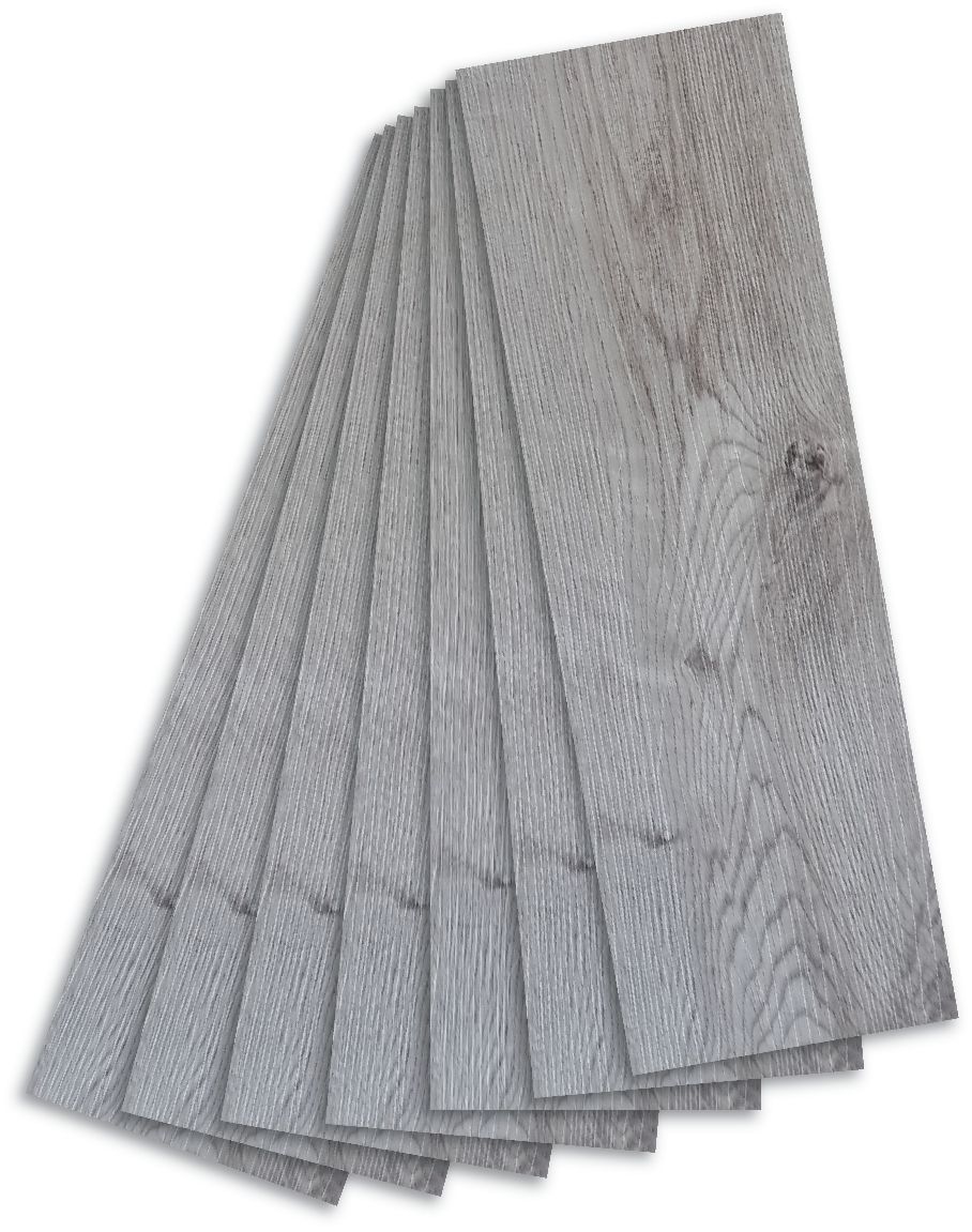 Colours Grey Wood effect Self adhesive Vinyl plank, 0.97m² Pack