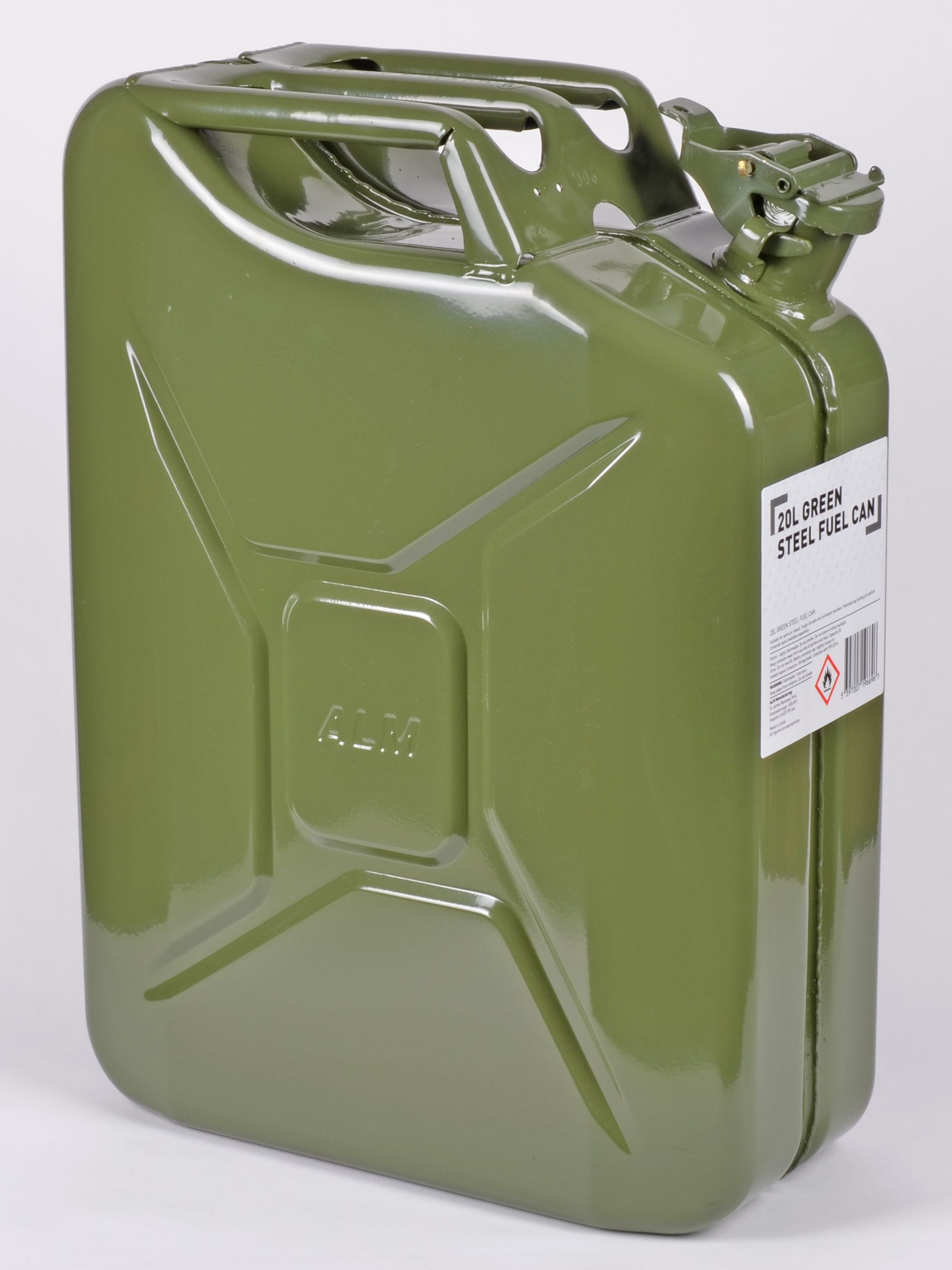 Steel Petrol Fuel can, 20L Departments DIY at B&Q