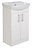 Ardenno Gloss White Vanity unit & basin set (W)550mm (H)880mm