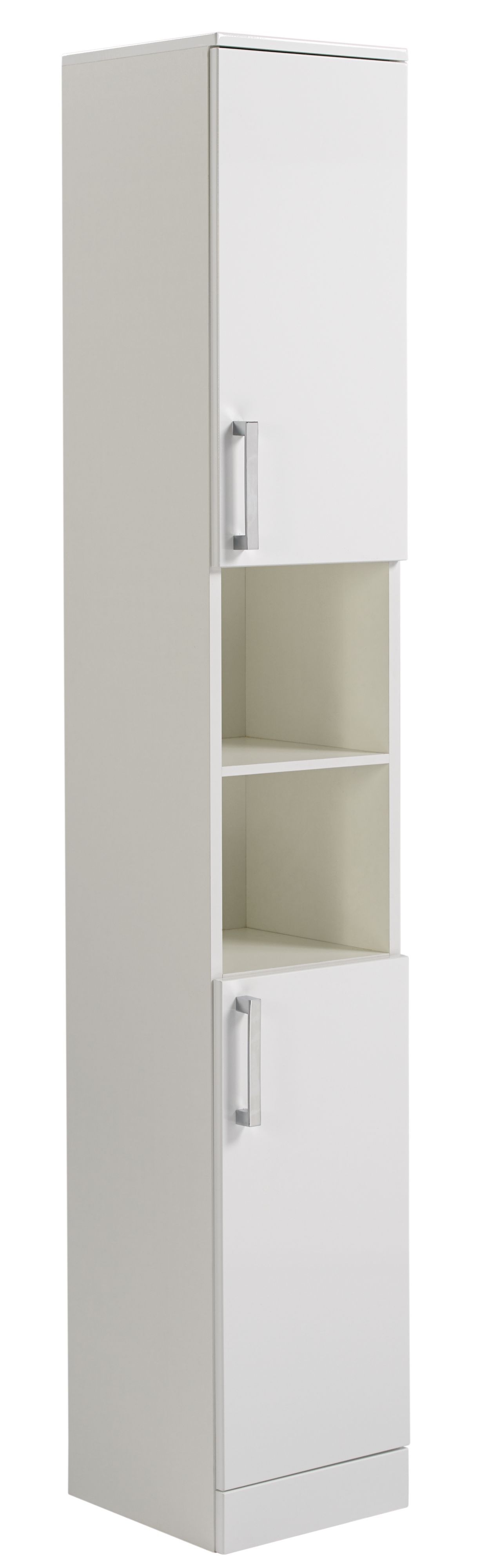 Ardenno Gloss White Tall Storage Unit Departments DIY at B&Q