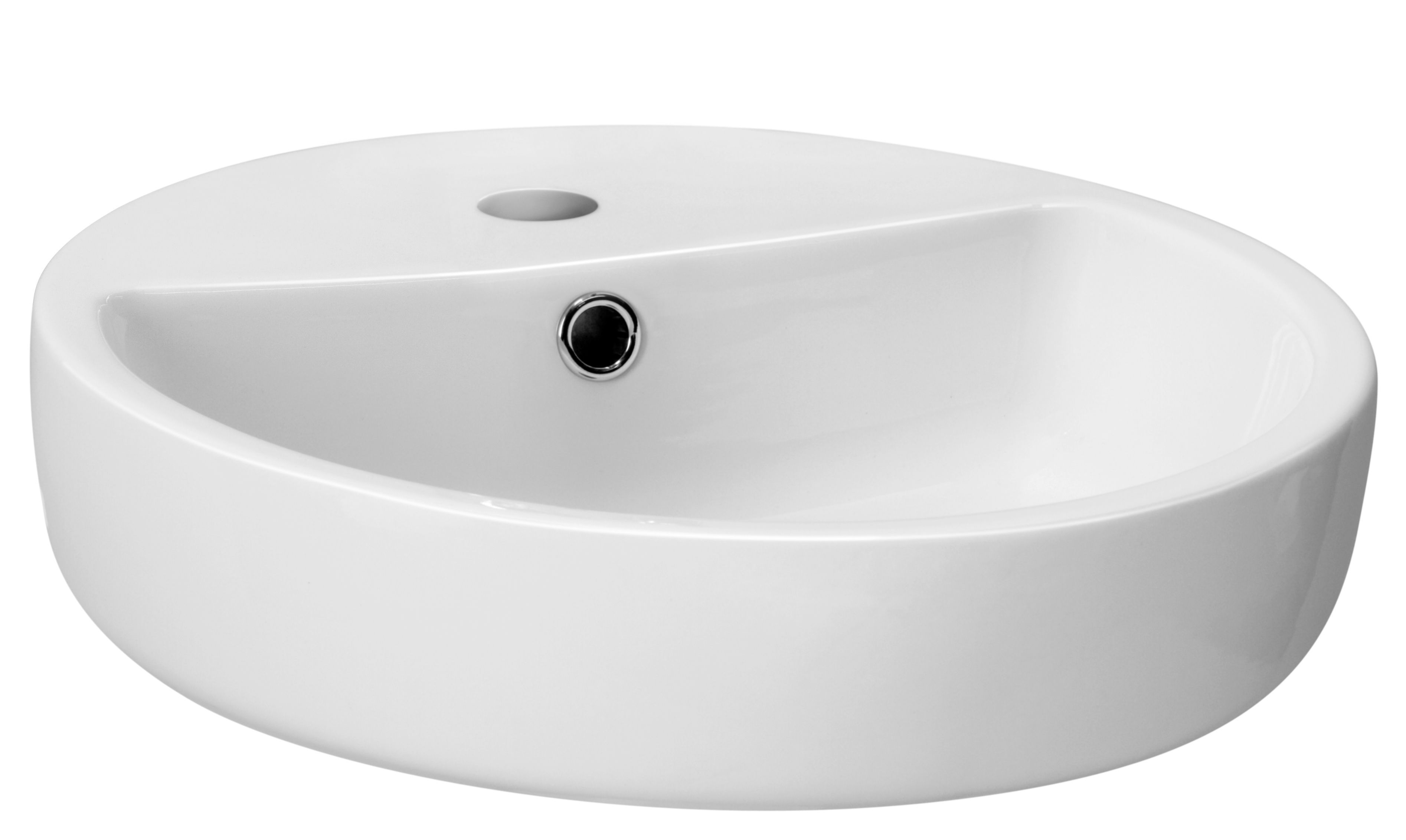 Nicolina White Countertop Basin Departments Diy At B Q