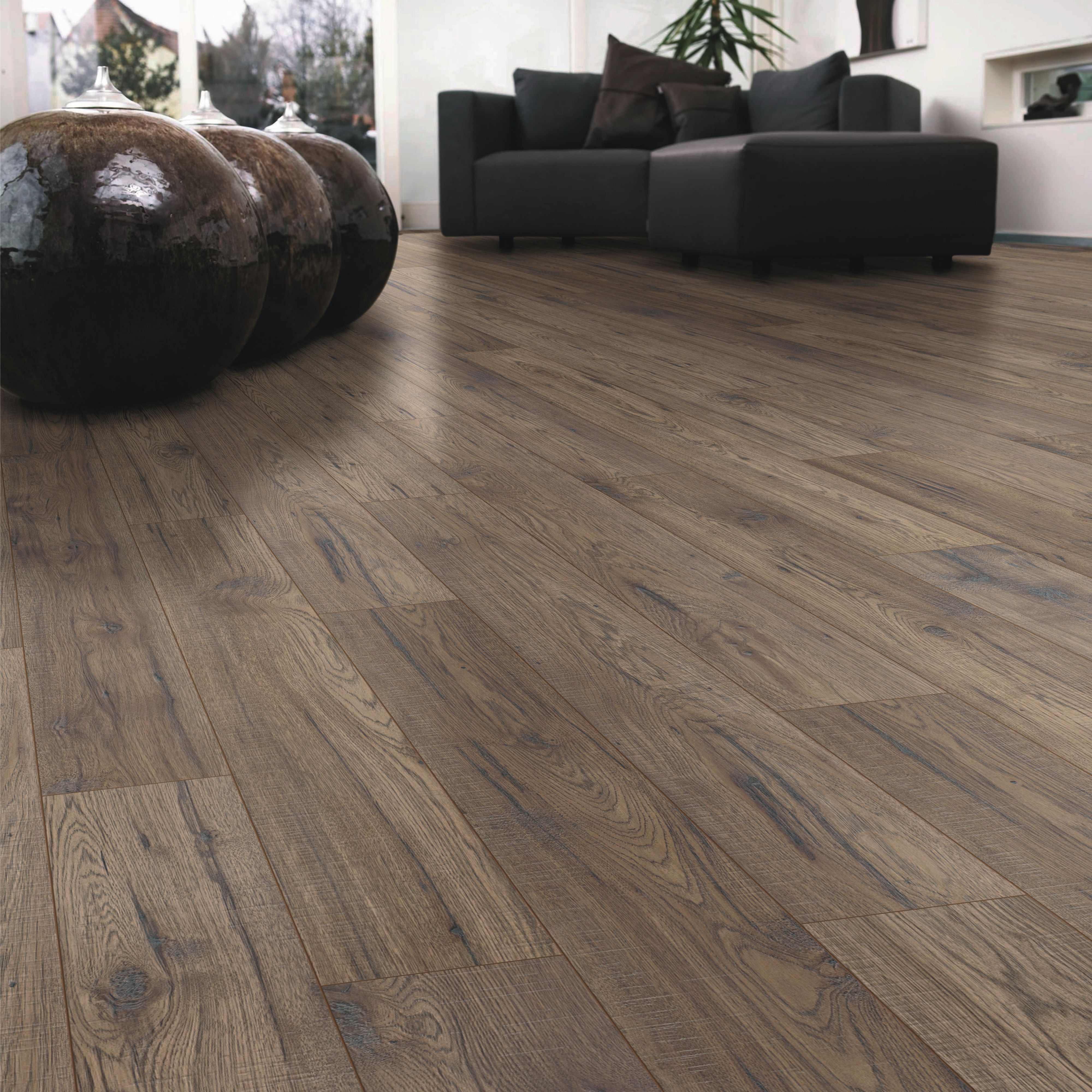 Ostend Ascot Oak Effect Laminate Flooring 1 76 m² Pack