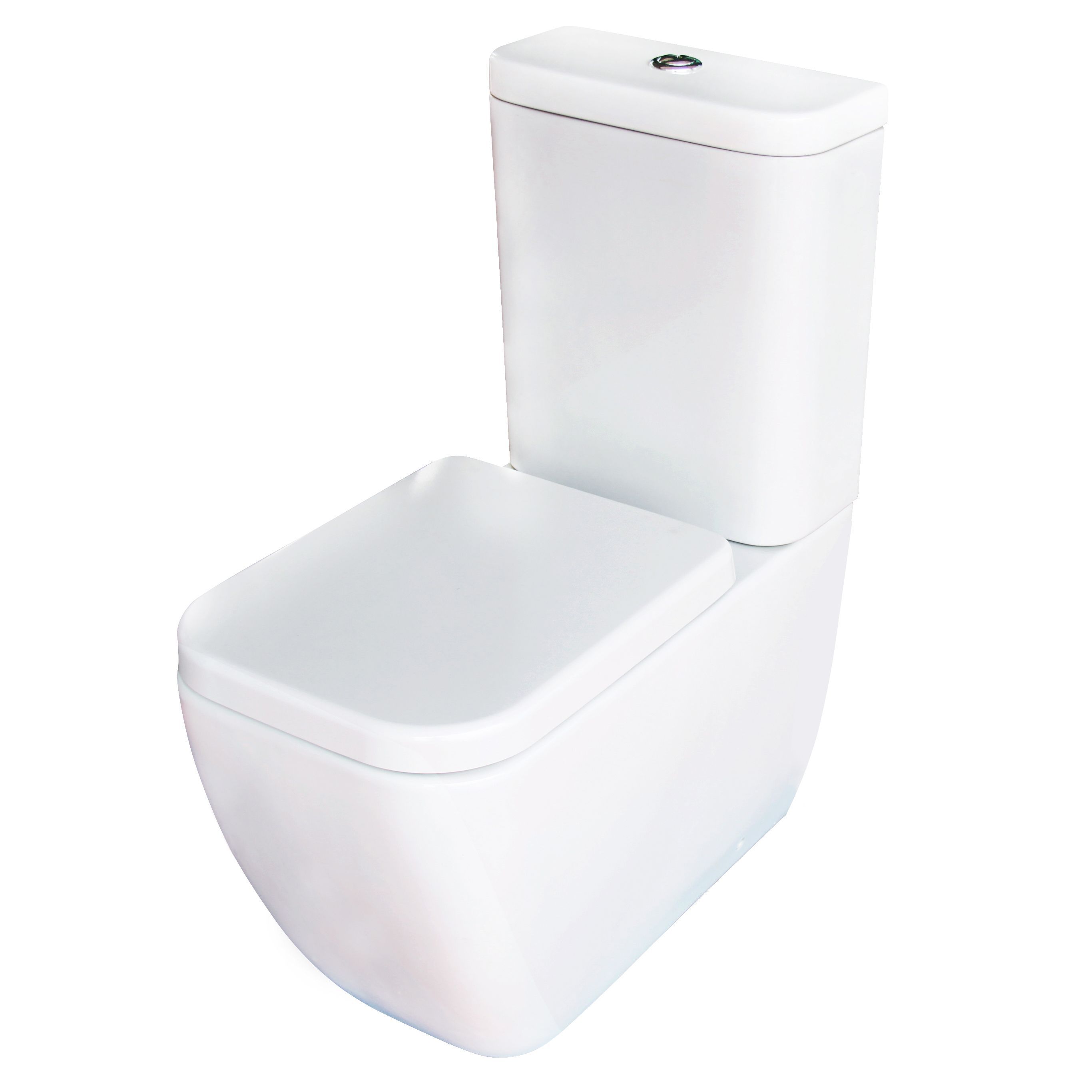 Cooke & Lewis Affini Contemporary Close-coupled Toilet With Soft Close ...