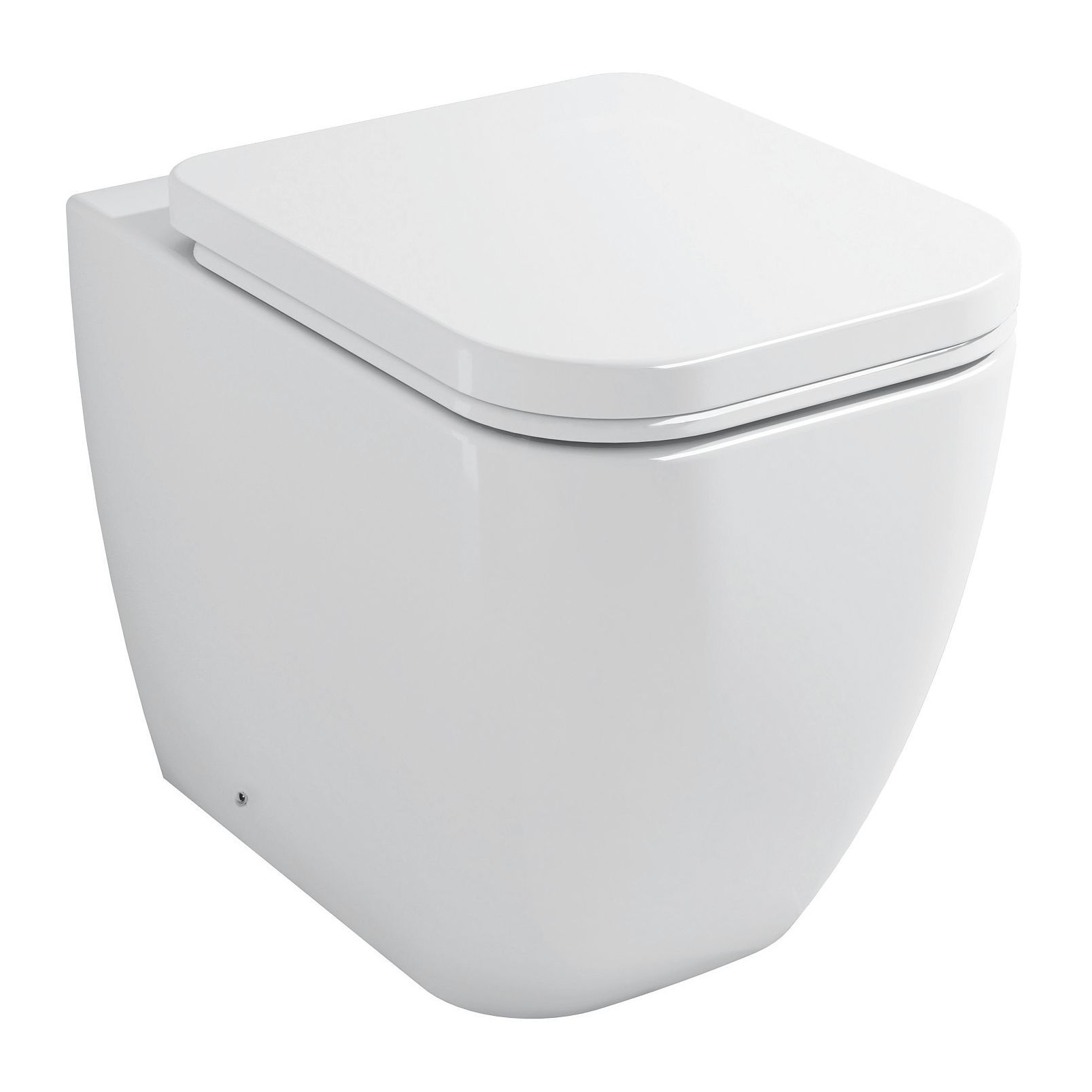 Cooke & Lewis Affini Contemporary Back to wall Toilet with Soft close Seat Departments DIY