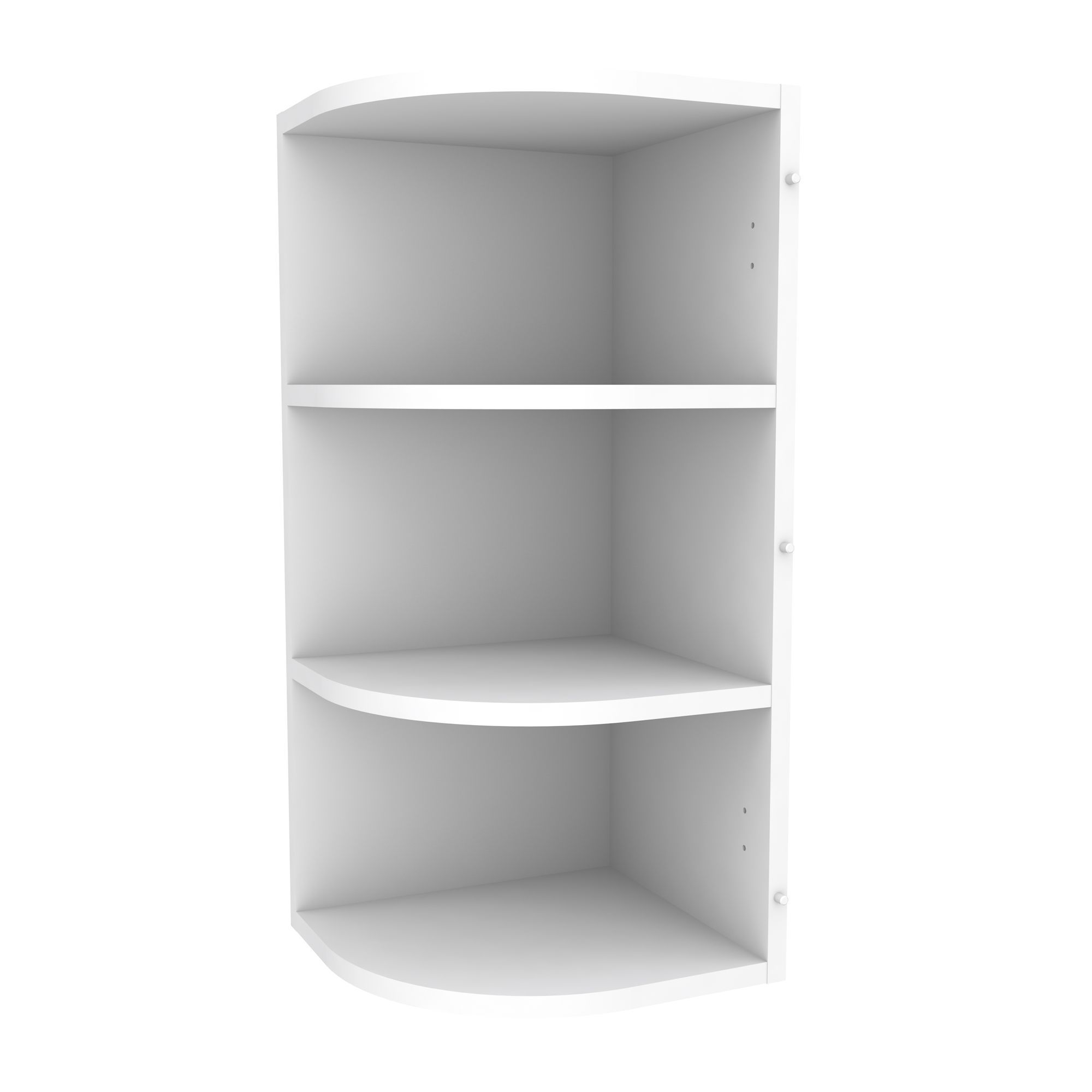 Cooke & Lewis White Deep Curved end Wall cabinet (W)335mm | Departments | DIY at B&Q