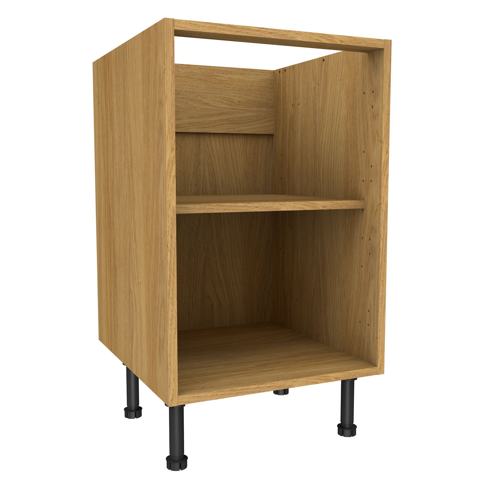 Cooke & Lewis Oak effect Standard Base cabinet, (W)500mm ...