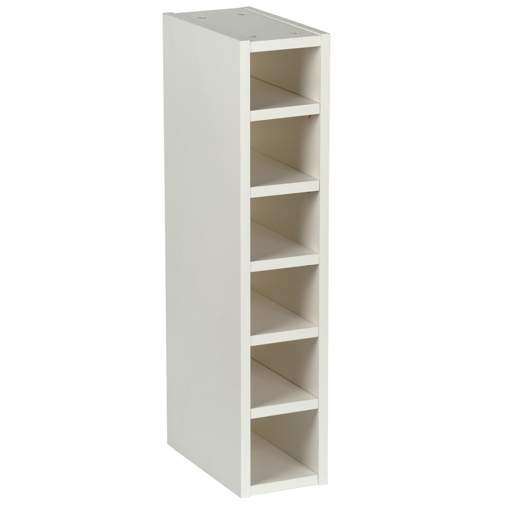 Cooke Lewis Gloss White Style White Wine Rack Cabinet H 720mm W   5397007214291 01c