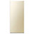 Cooke & Lewis Raffello High Gloss Cream Slab Tall Appliance & larder Clad on wall panel (H)940mm (W)405mm