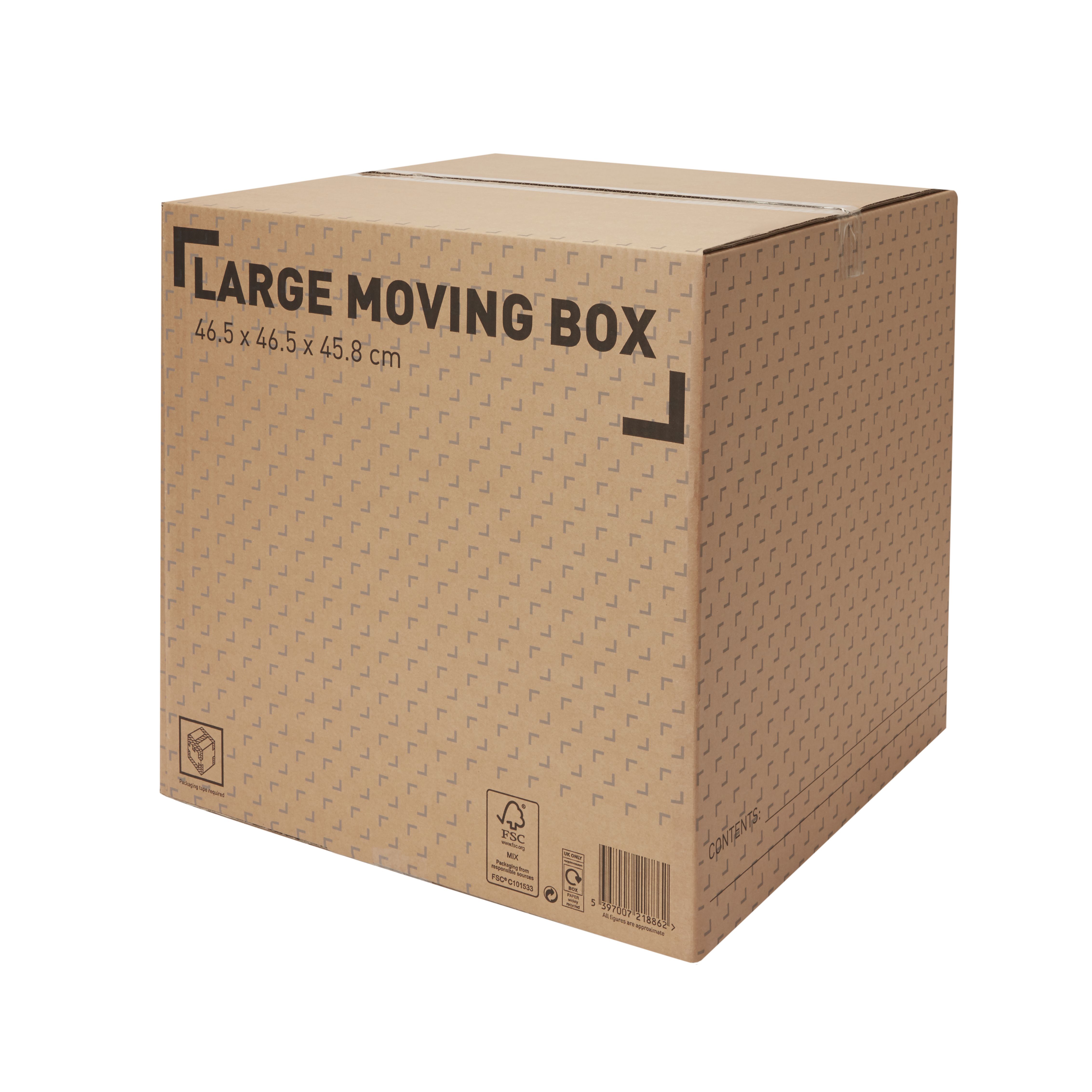 Moving box, (H)450mm Departments DIY at B&Q