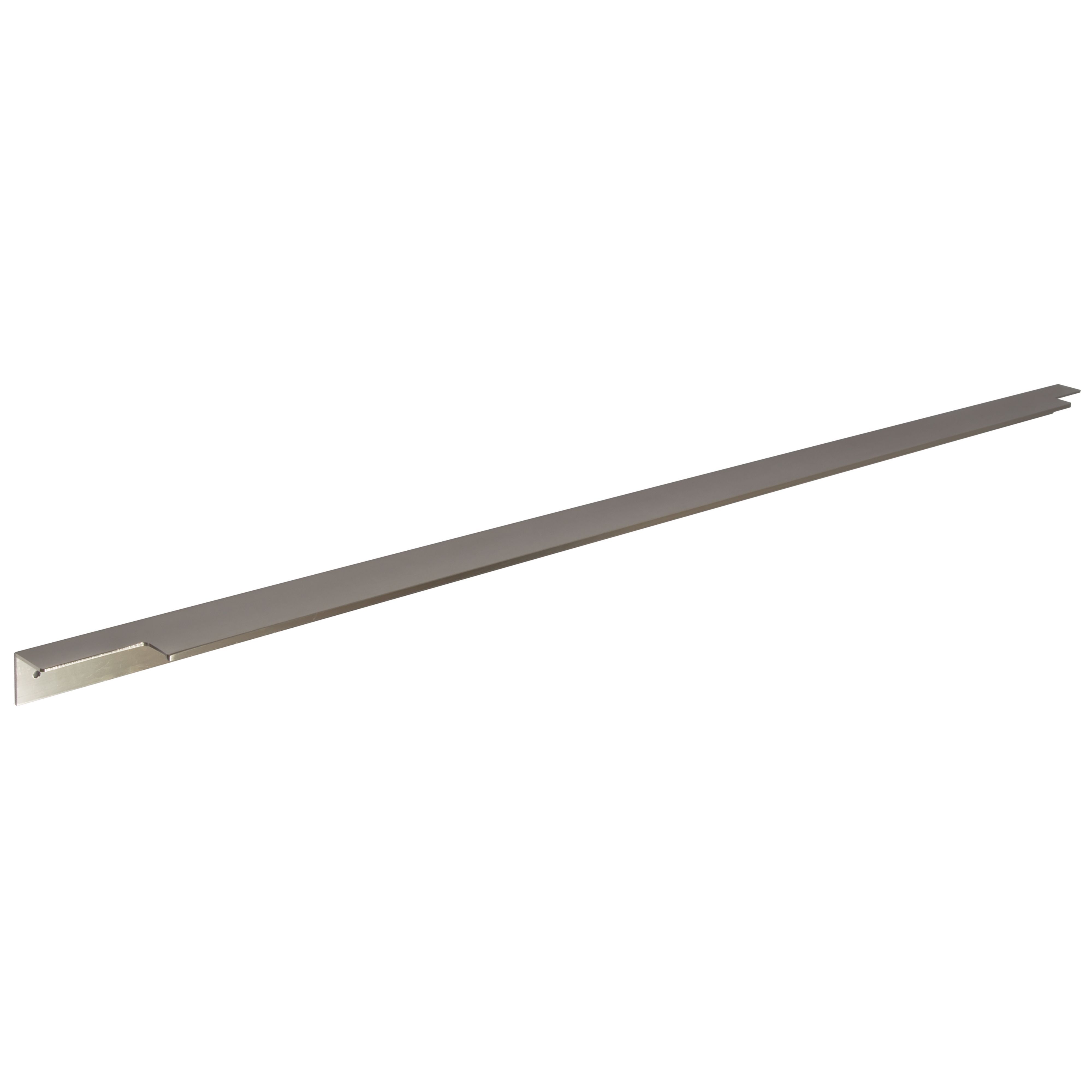 B Q Brushed Nickel Straight Cupboard Handle L 332mm Pack Of 2