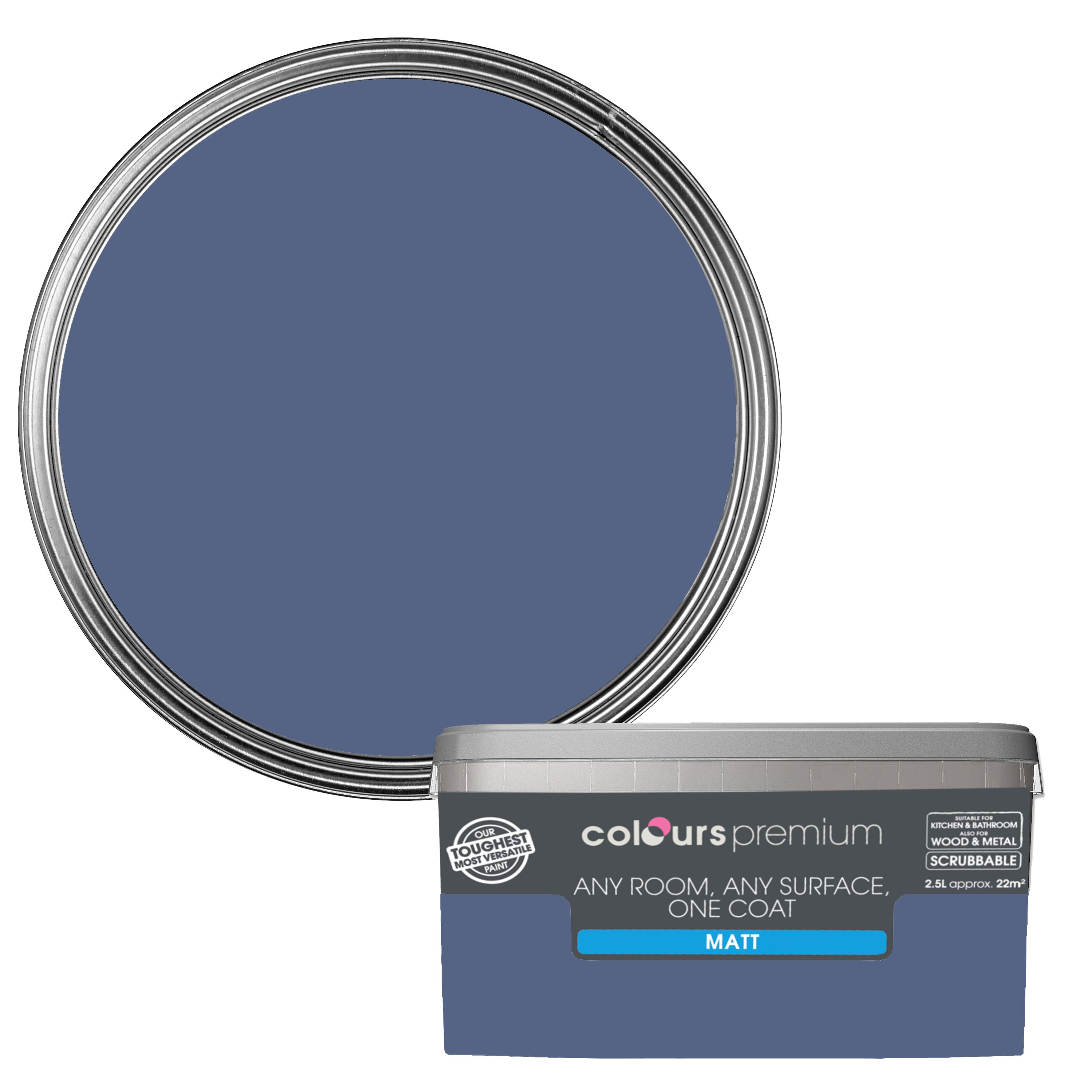 Colours Premium Beach hut Matt Emulsion paint 2.5L ...