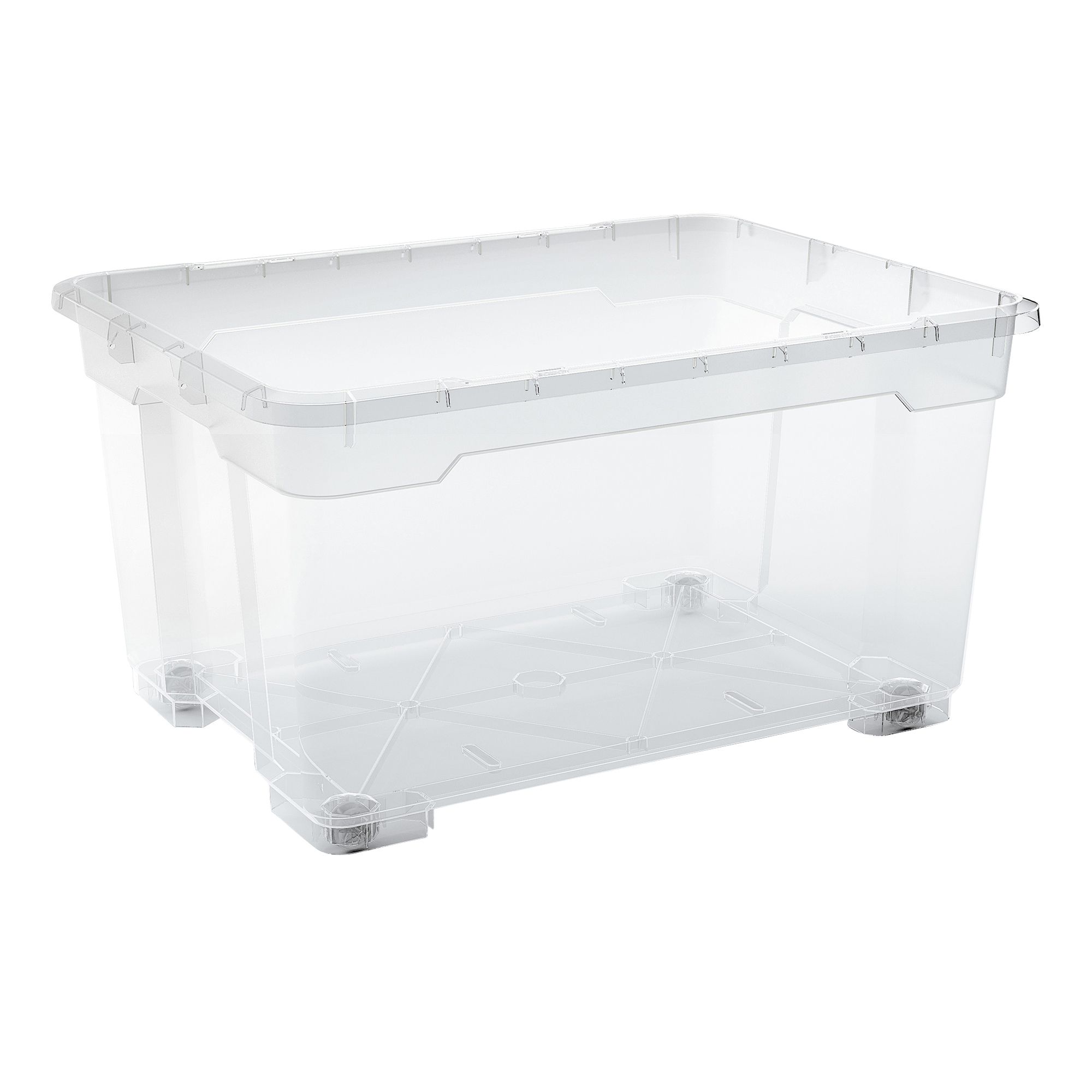 Form Flexi-store 140L Plastic Storage box with wheels  Departments  DIY at B&Q