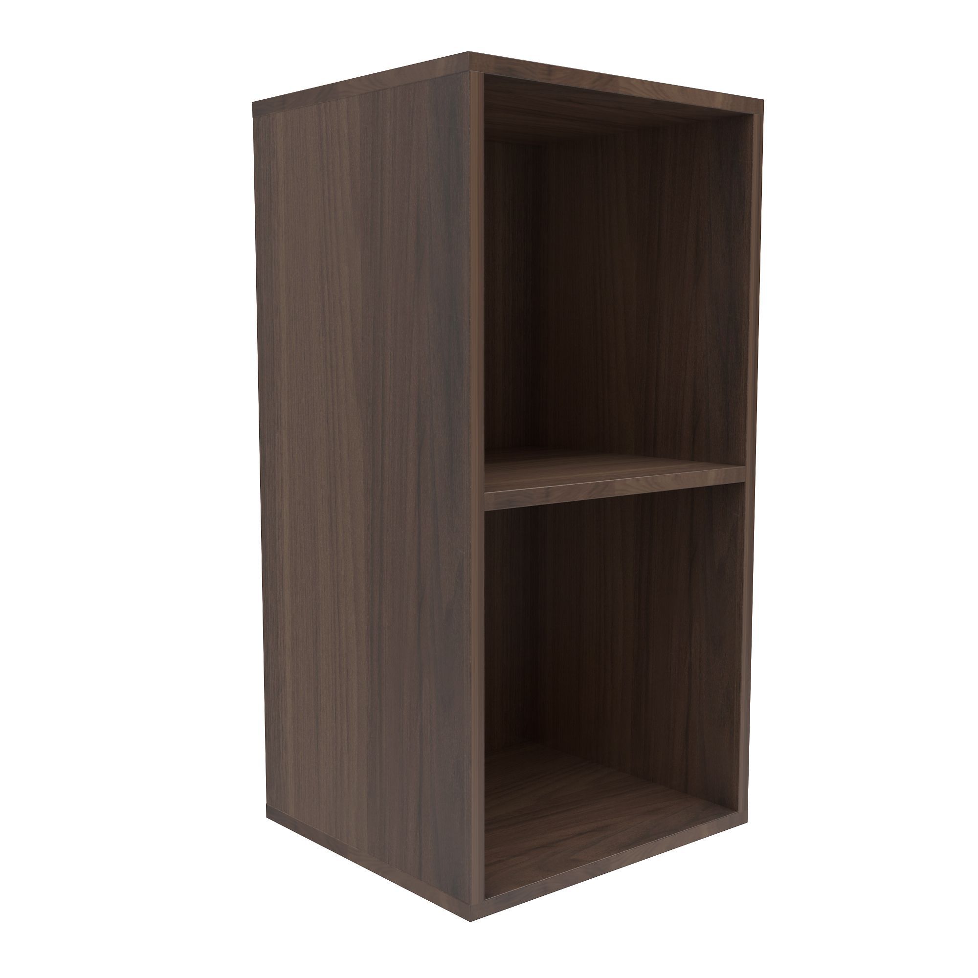 Form Konnect Walnut Effect 2 Cube Shelving Unit (H)692mm (W)352mm ...