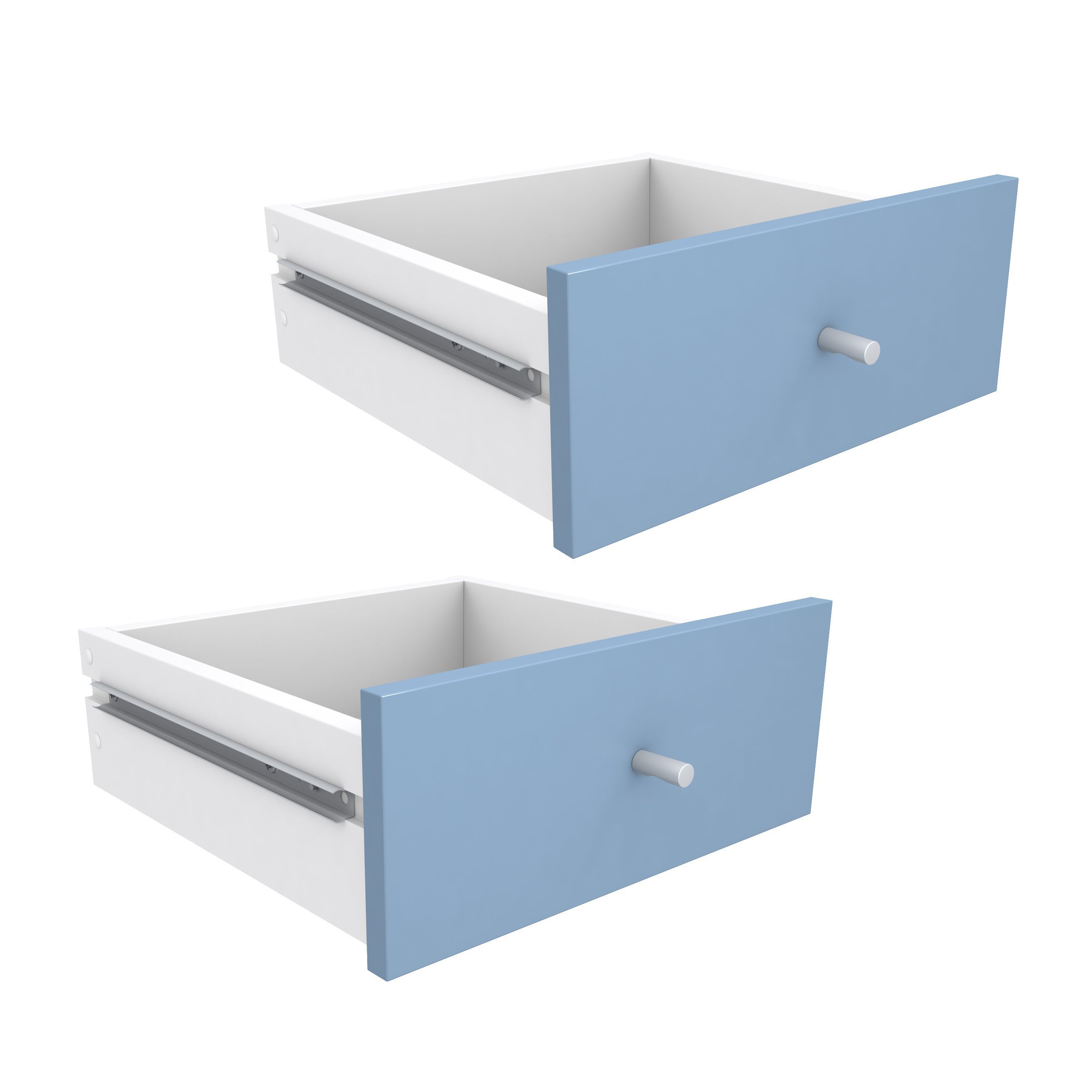 Form Konnect Blue 2 Drawer Set W 322mm Departments Diy At B Q