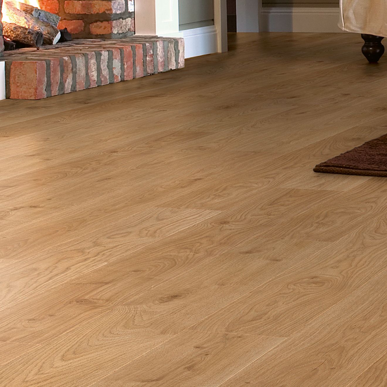 Quick Step Andante Natural Embossed White Oak Effect Laminate