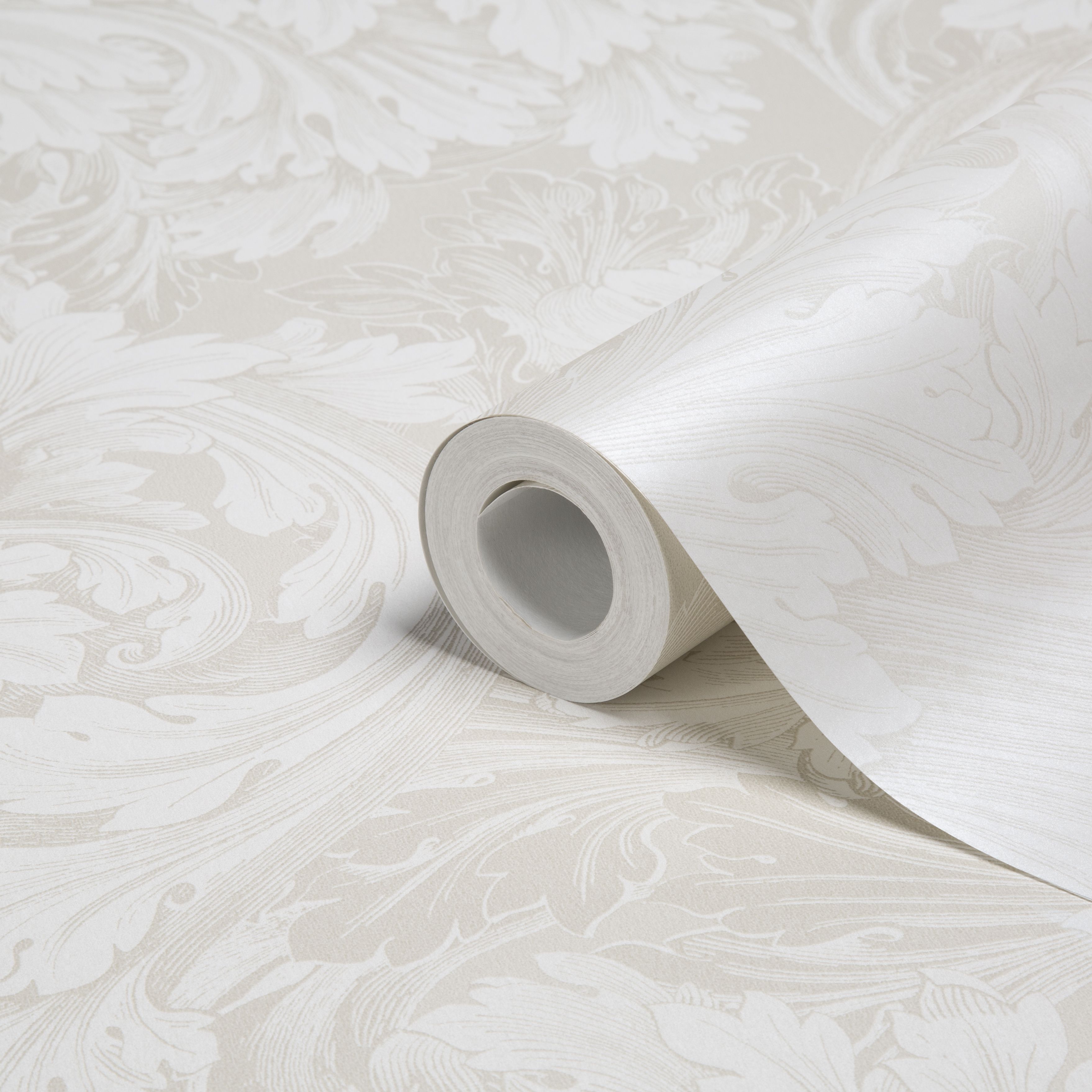 Rossetti Cream Scroll Wallpaper Departments DIY at B&Q
