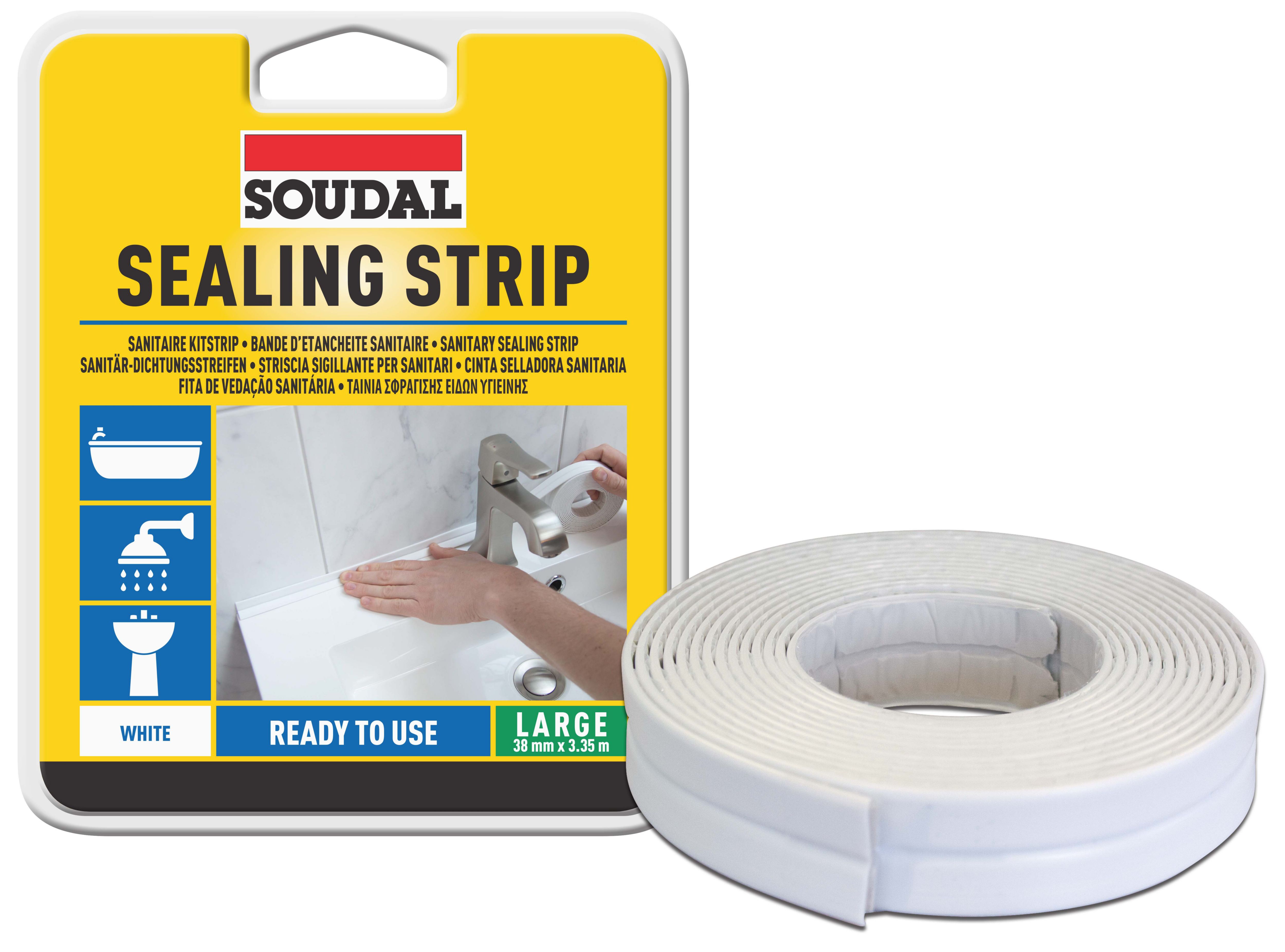 bathroom sink sealant strip