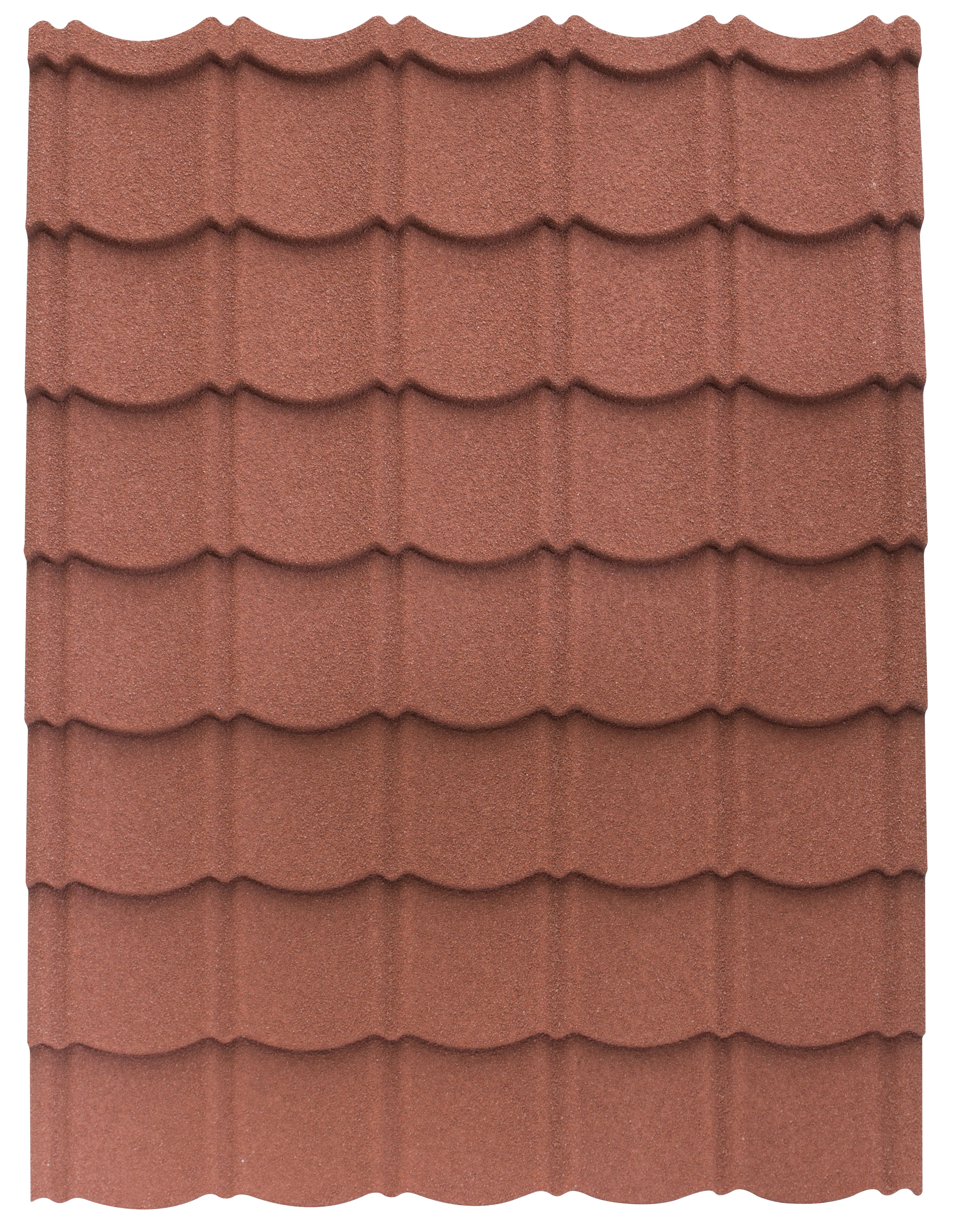 IKO Mineral Red Easycover roofing sheet (L)1.2m (W)800mm Departments