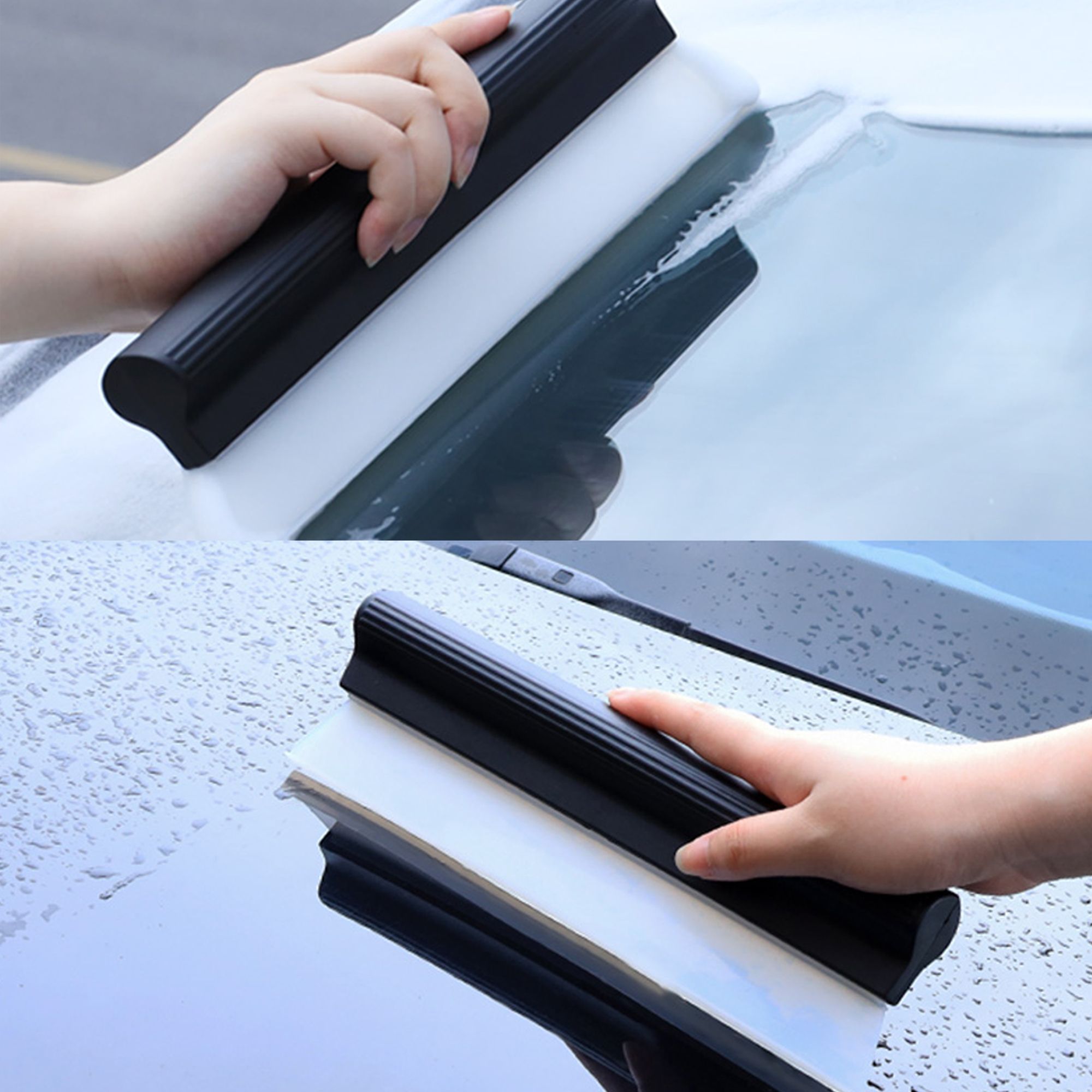 55mm Silicone Straight Ergonomic Window Squeegee