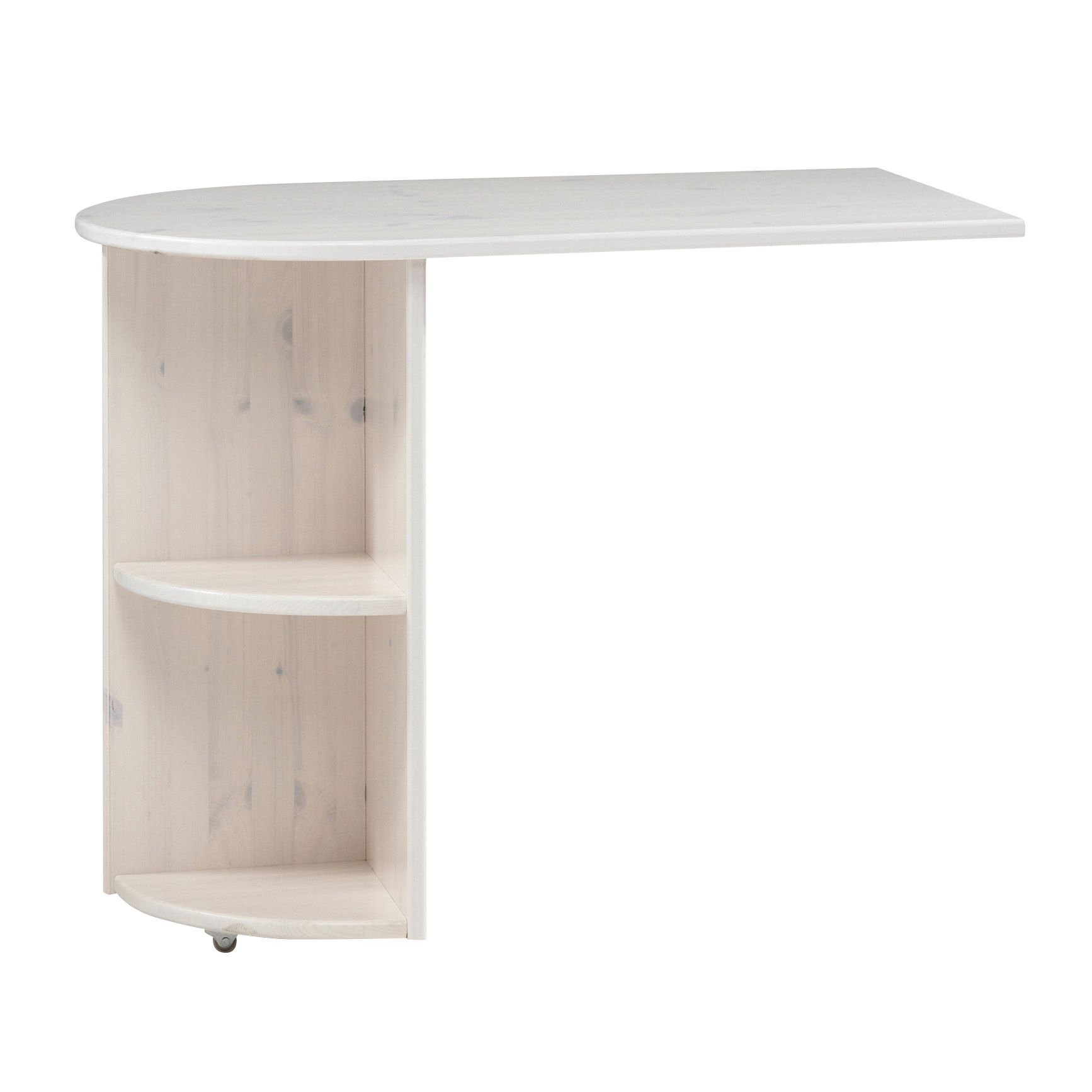 Form Wizard White Wash Pull Out Desk