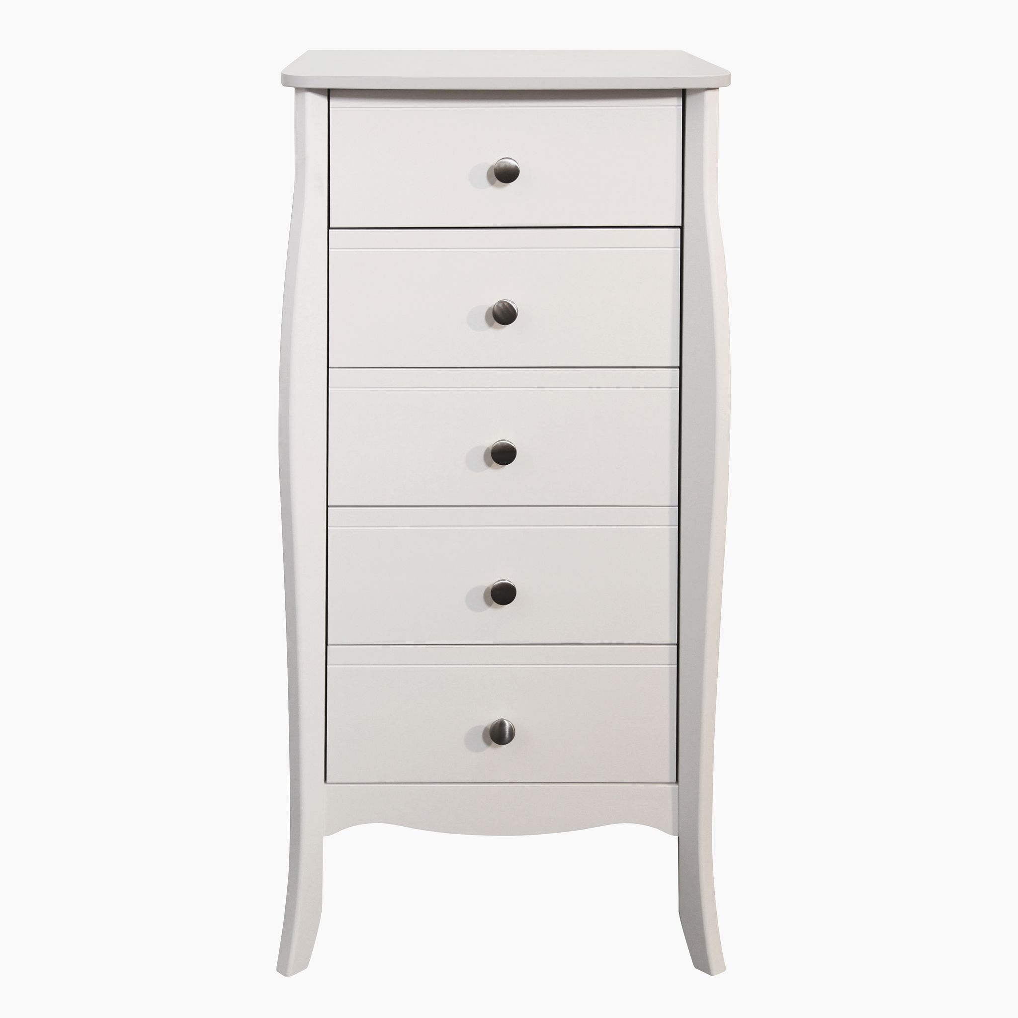 Lautner White Tallboy Chest (H)1020mm (W)510mm Departments DIY at B&Q