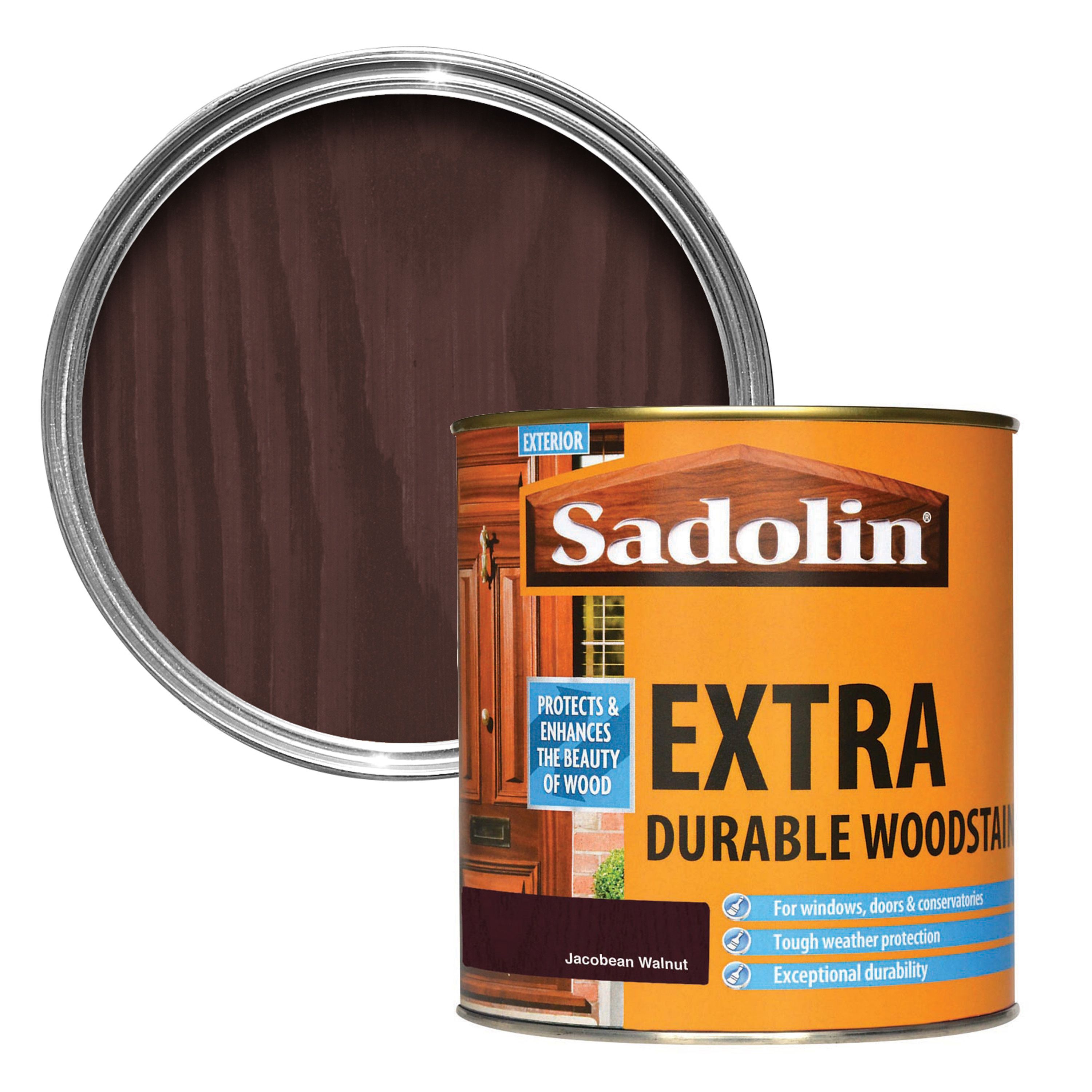 Sadolin Jacobean walnut Woodstain 1L | Departments | DIY ...