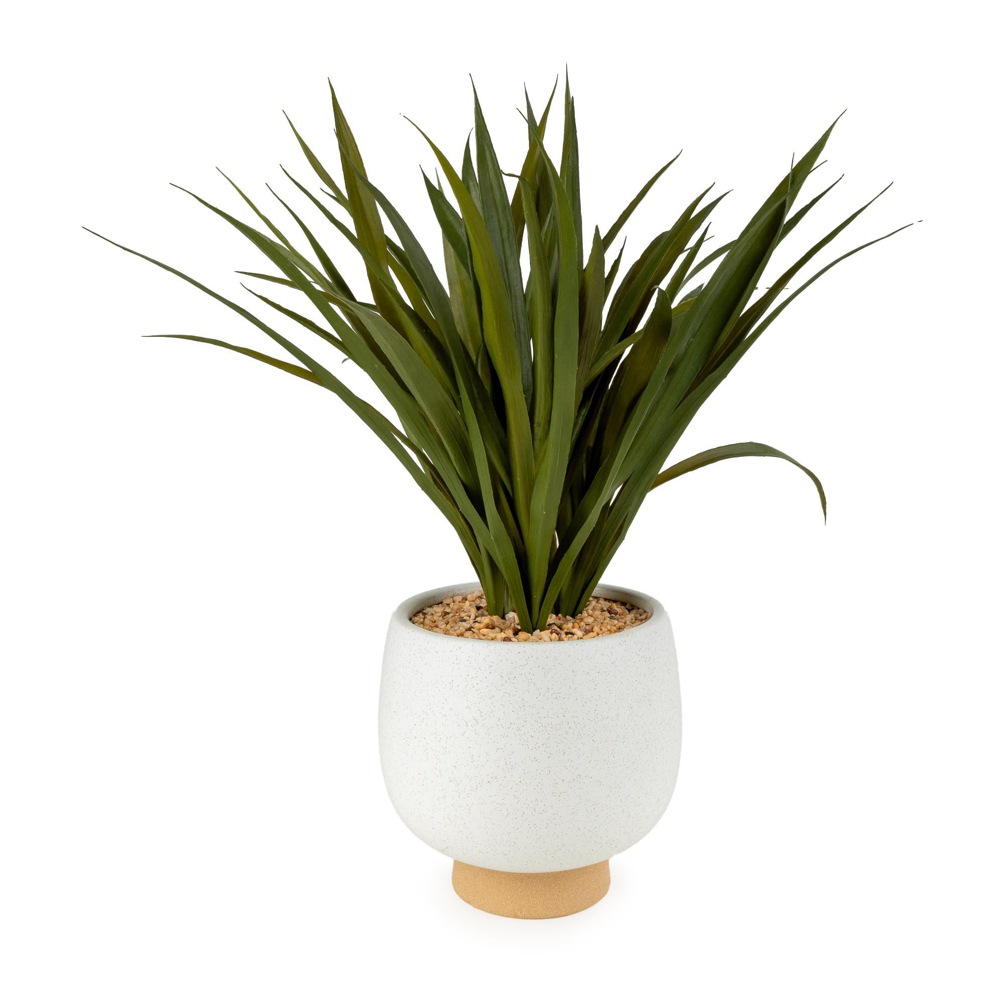 57cm Yukka Artificial plant in Cream Ceramic Pot