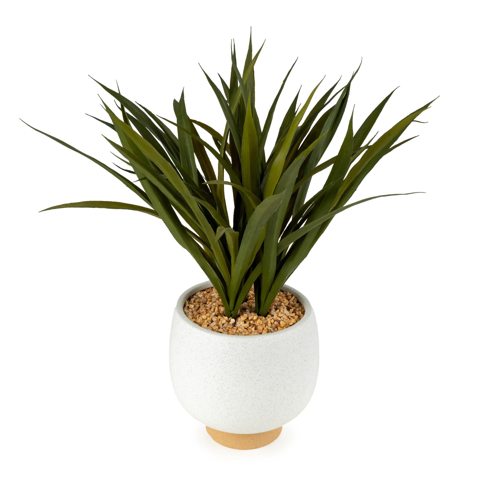 57cm Yukka Artificial plant in Cream Ceramic Pot