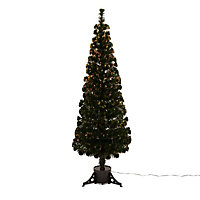 5ft Crystal tip Pre-lit Fibre optic christmas tree