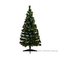 5ft Full Burst Pre-lit Fibre optic christmas tree