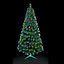 5ft Full Burst Pre-lit Fibre optic christmas tree