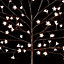 5ft White LED Cherry blossom Pre-lit Christmas berry tree