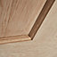 6 panel Oak veneer Internal Door, (H)1981mm (W)610mm (T)35mm